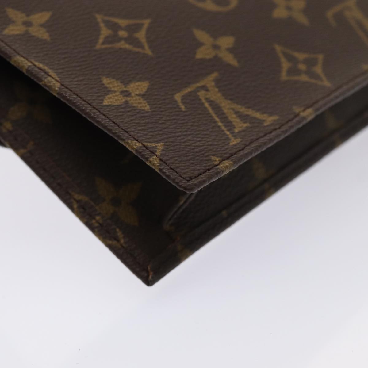 Louis Vuitton Pochette Rabat Brown Canvas Clutch Bag