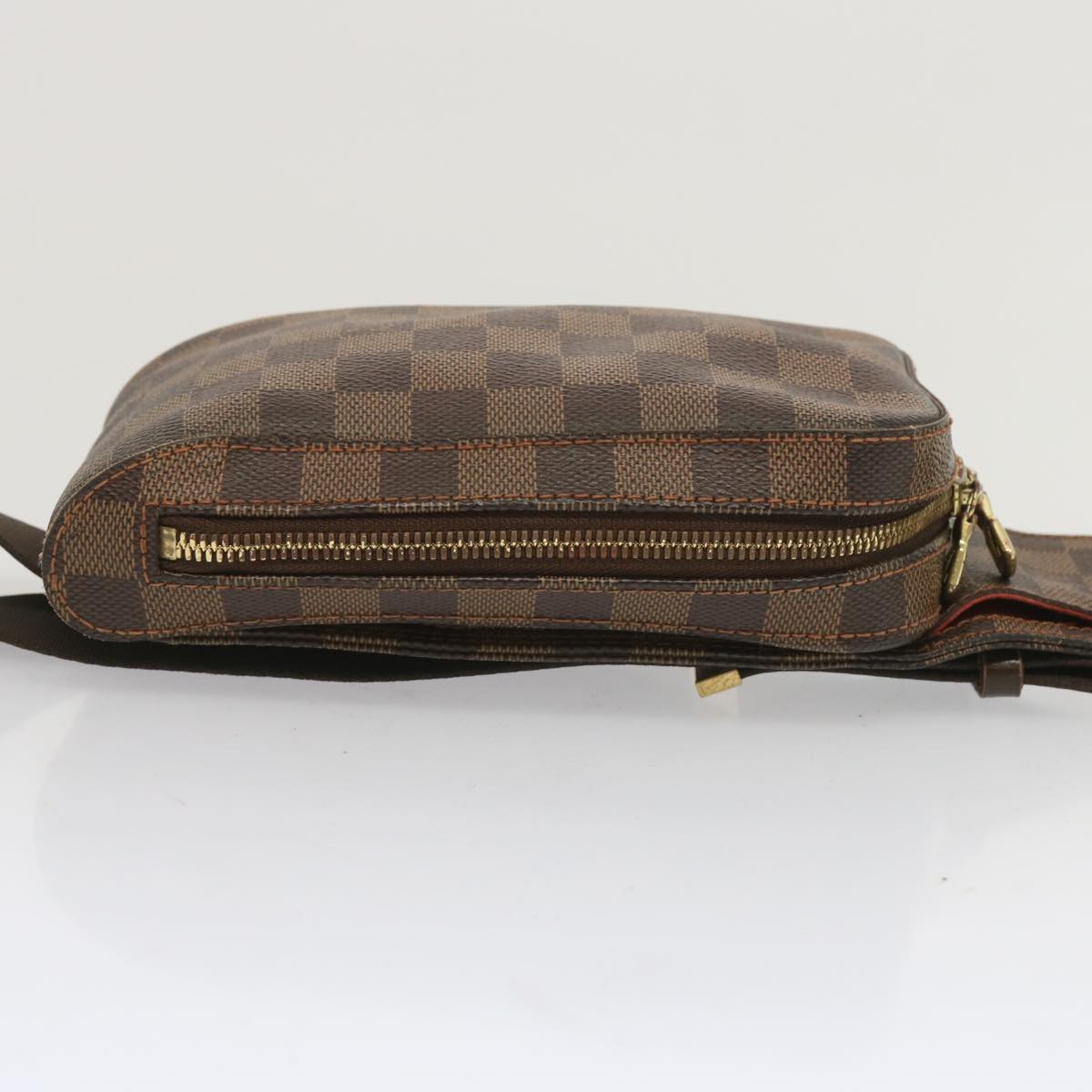 Louis Vuitton Geronimos Brown Canvas Shoulder Bag