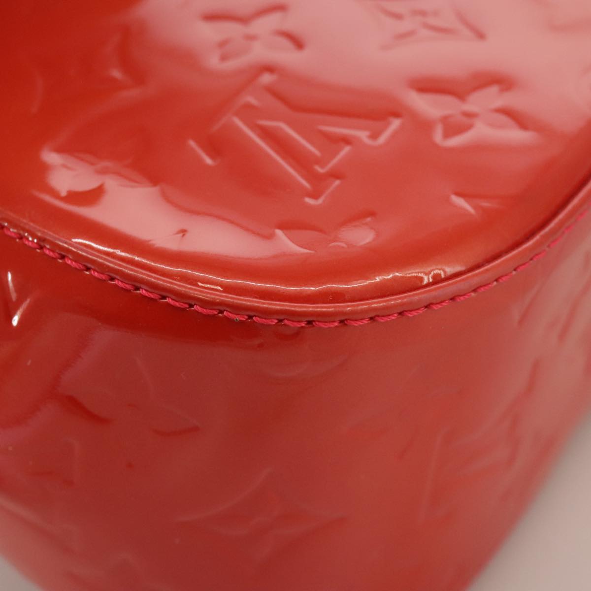 Louis Vuitton Bellflower Red Patent Leather Shoulder Bag