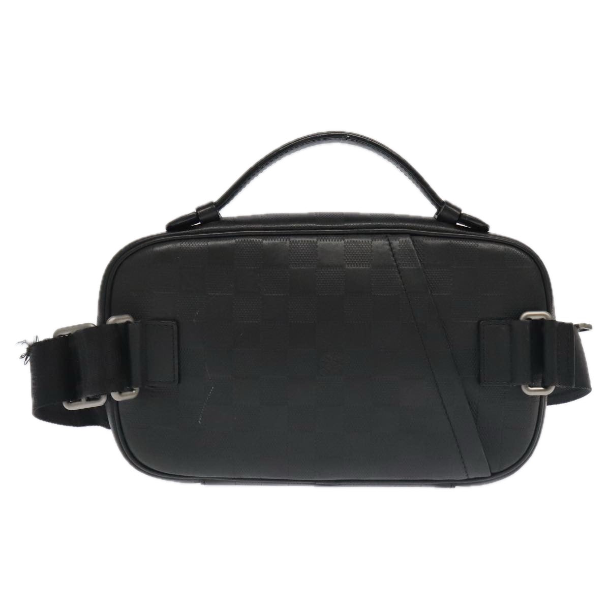 Louis Vuitton Ambler Black Leather Shoulder Bag