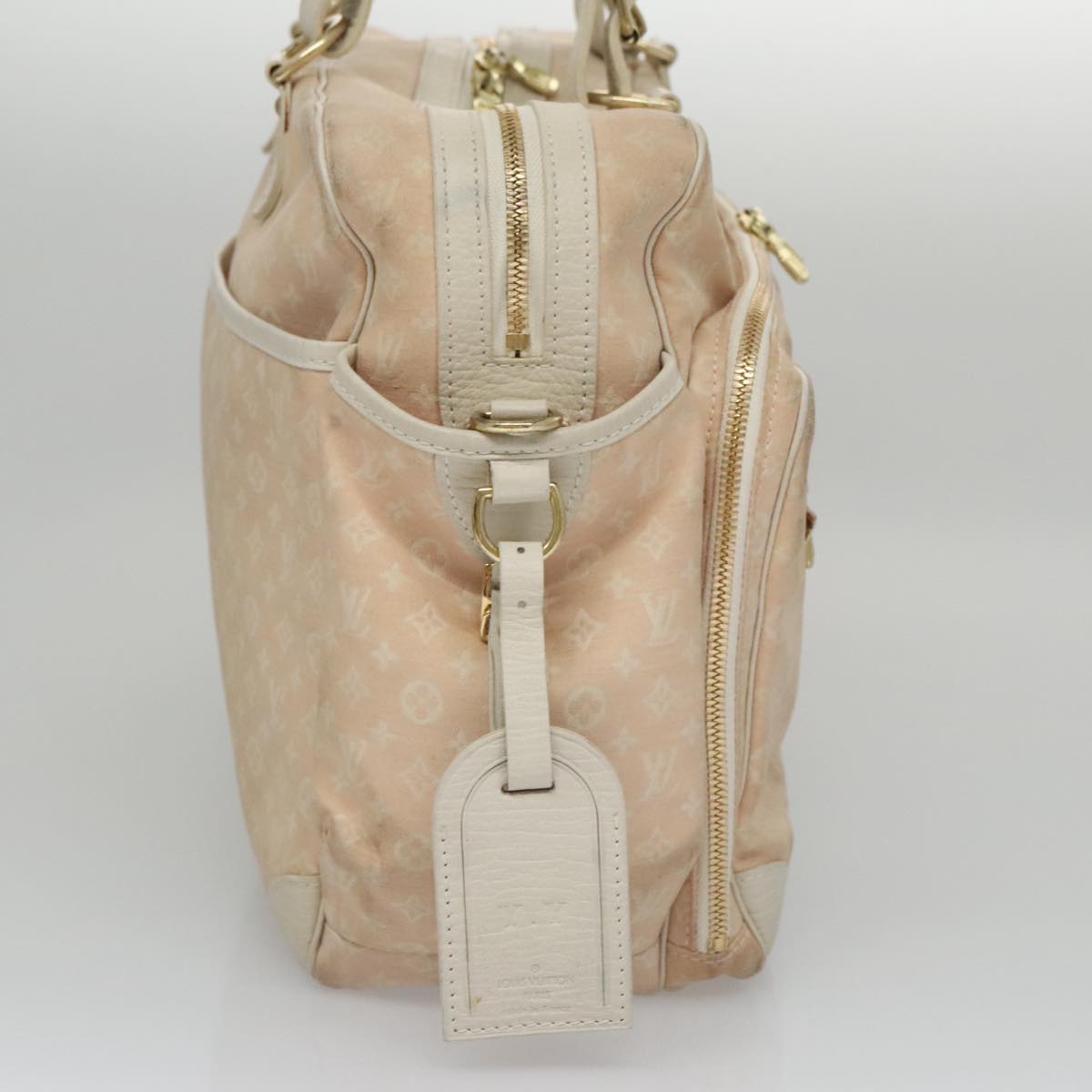 Louis Vuitton Mini Lin Pink Canvas Shoulder Bag