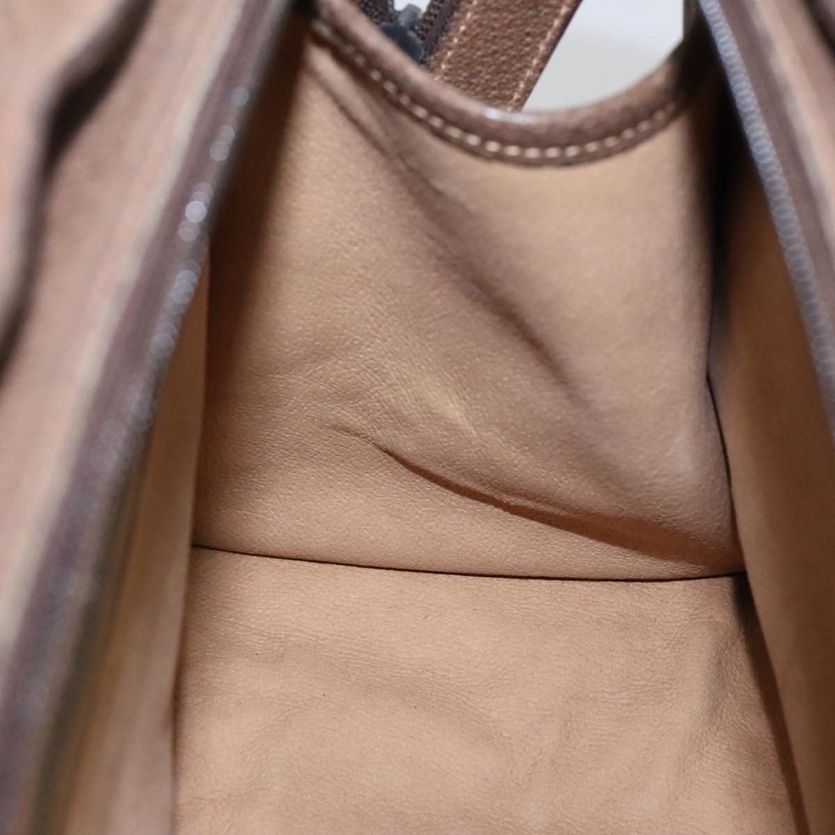 Gucci Sherry Beige Canvas Handbag