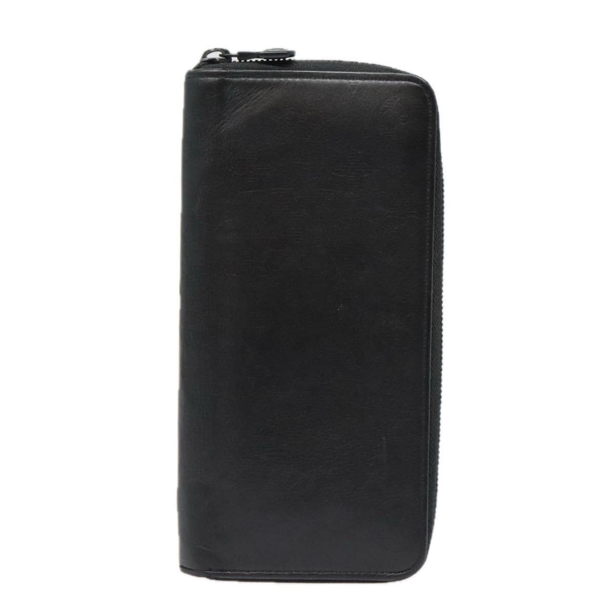 Louis Vuitton Zippy Wallet Vertical Black Leather Wallet