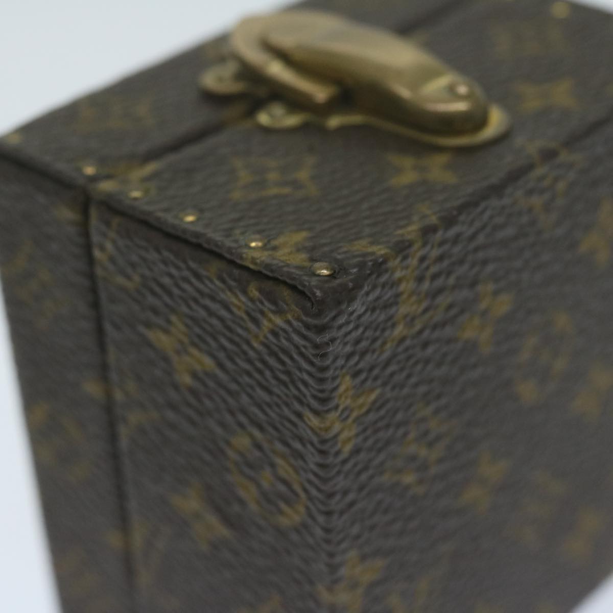 Louis Vuitton Jewelry Case Brown Canvas Jewelleryset Jewelry