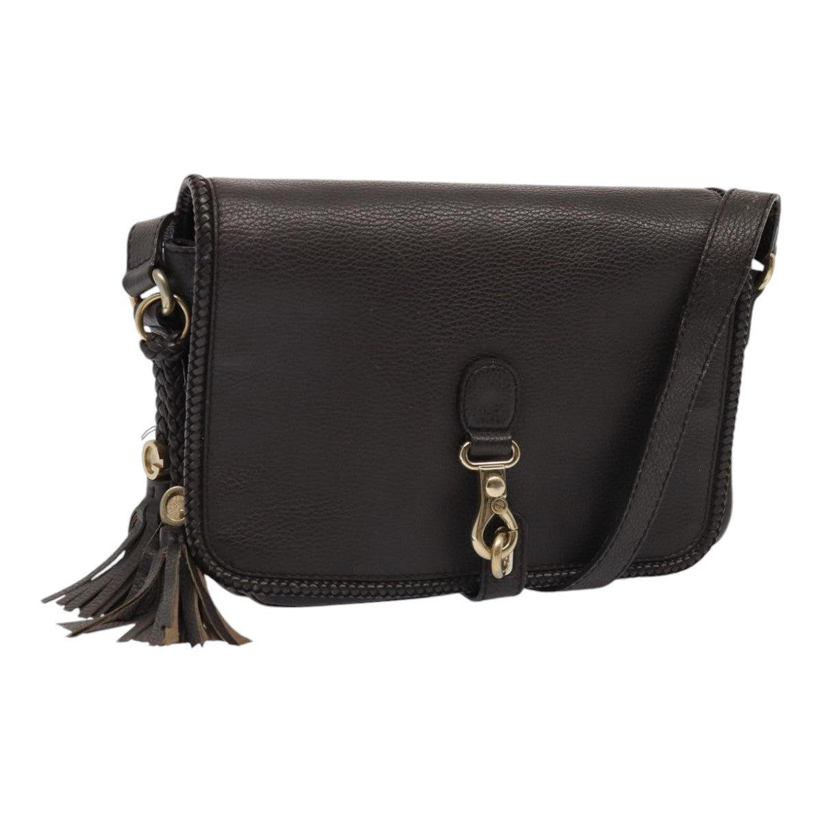Gucci Marrakech Brown Leather Shoulder Bag