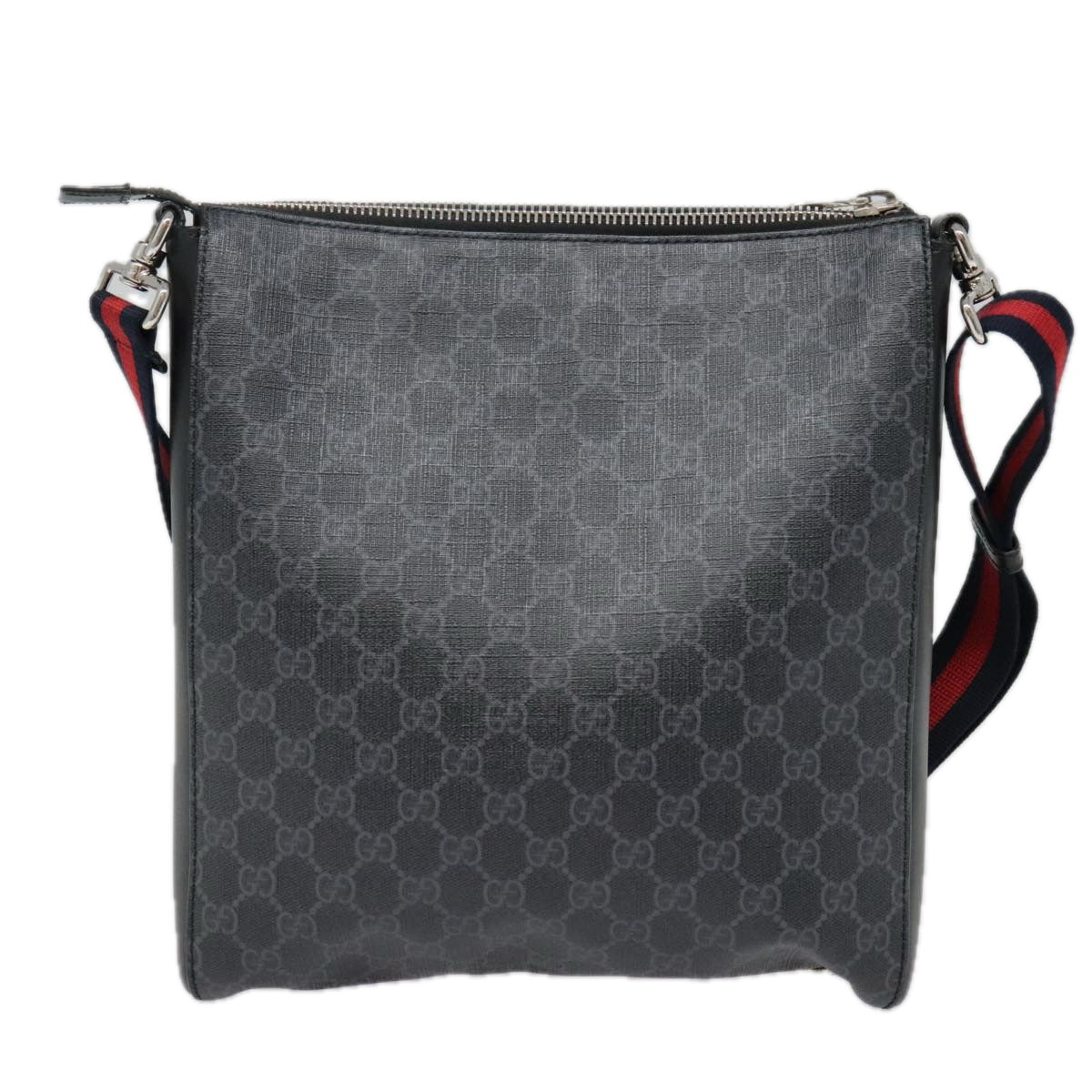 Gucci Jackie Black Canvas Shoulder Bag