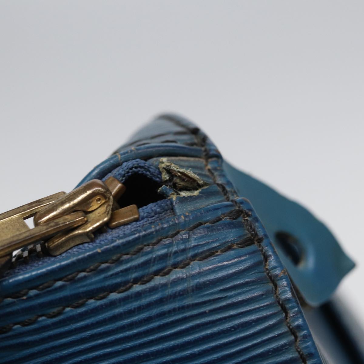 Louis Vuitton Speedy 25 Navy Leather Handbag