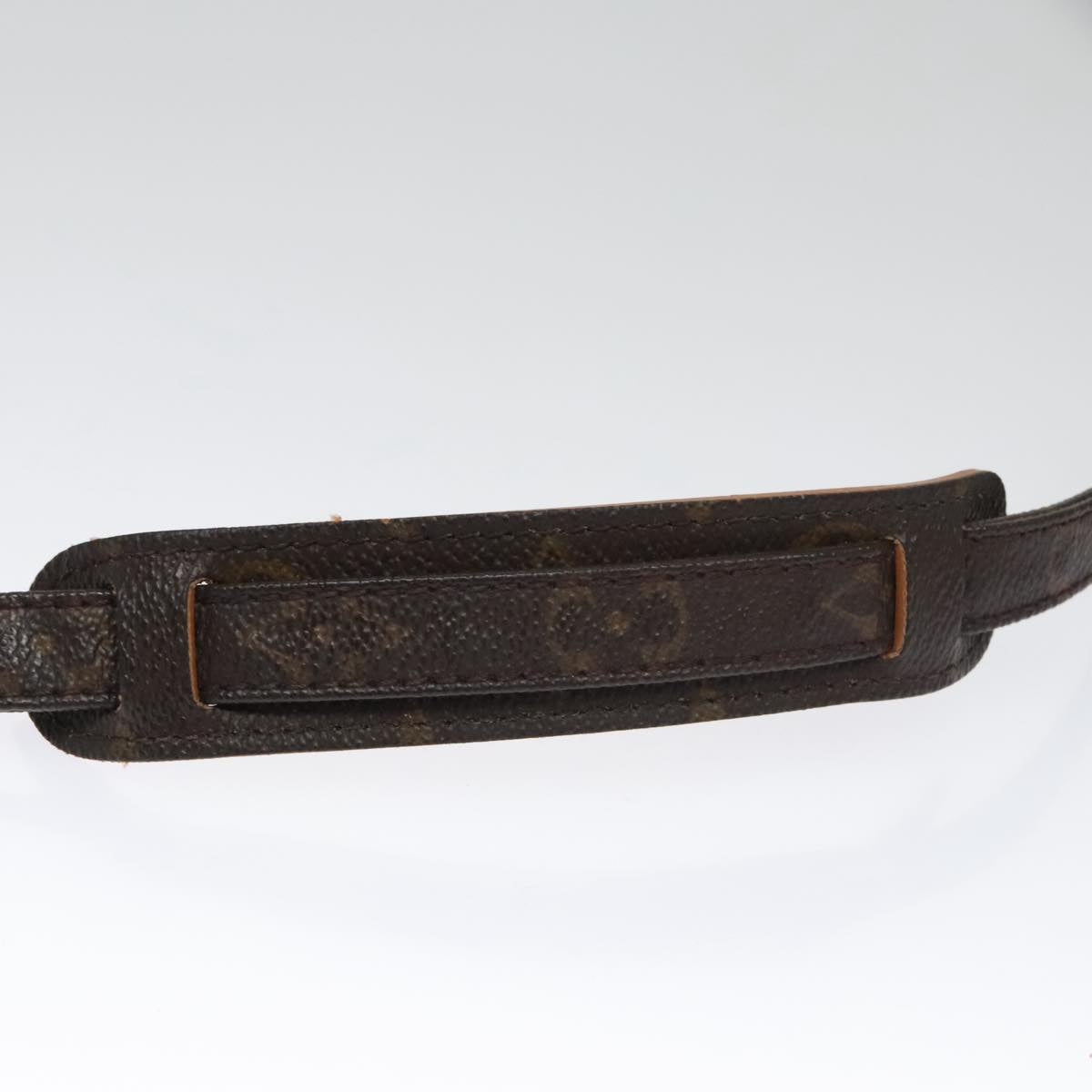 Louis Vuitton Shoulder Strap Brown Canvas Bag Jewelry