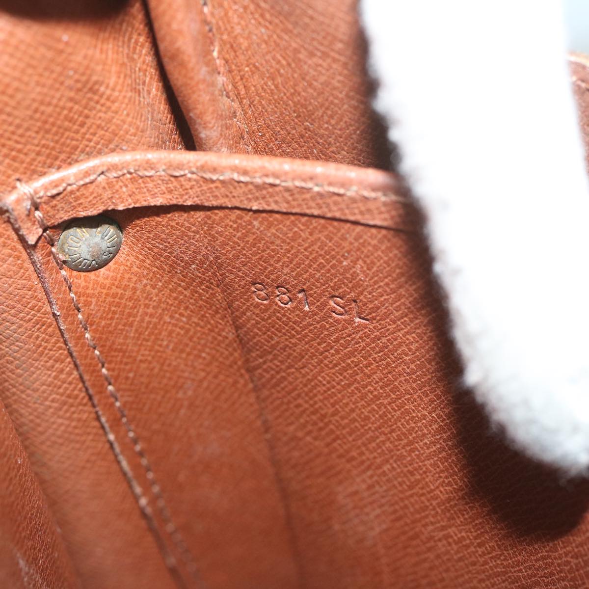 Louis Vuitton Cartouchière Brown Canvas Shoulder Bag