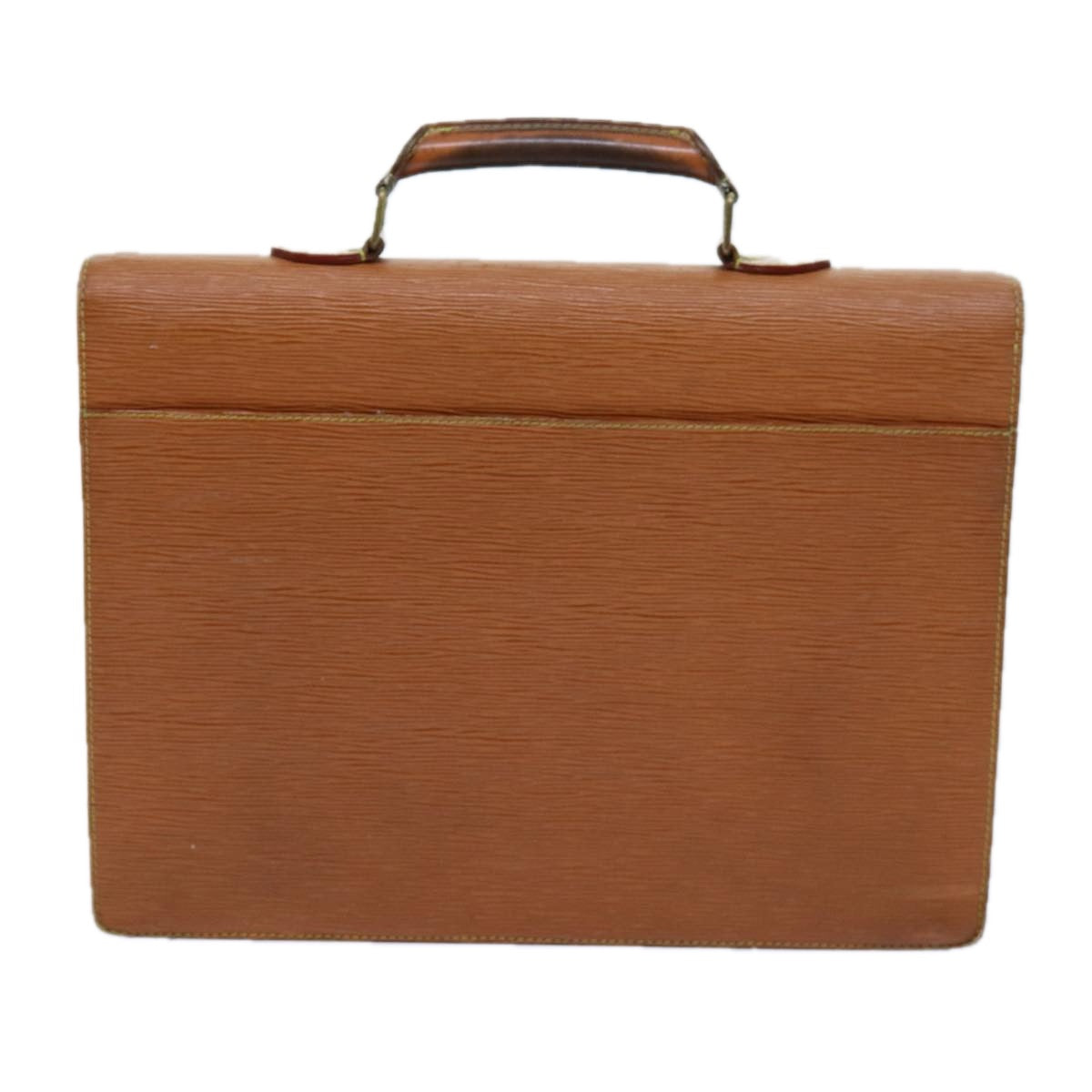 Louis Vuitton Serviette Brown Leather Briefcase Bag