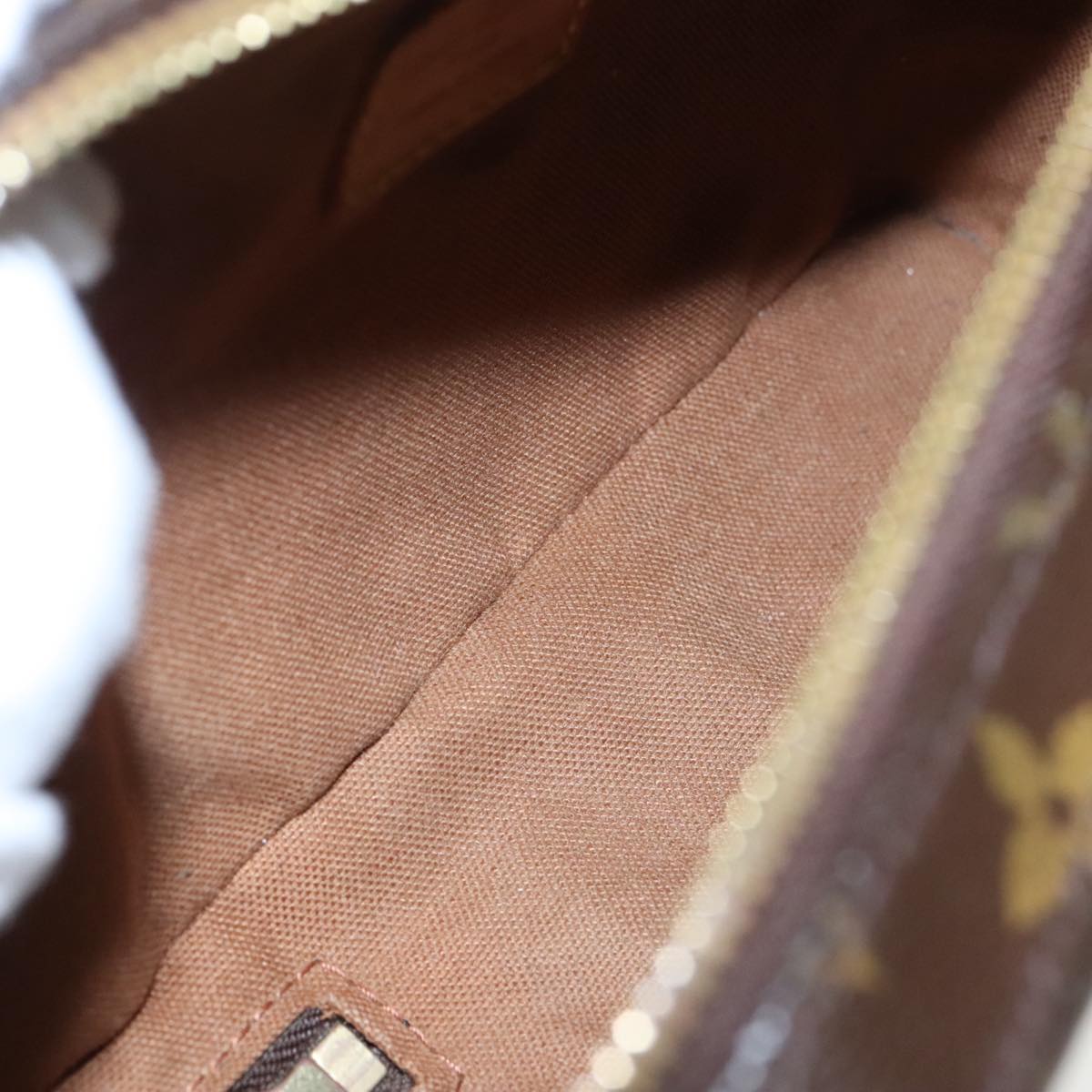 Louis Vuitton Geronimos Brown Canvas Shoulder Bag