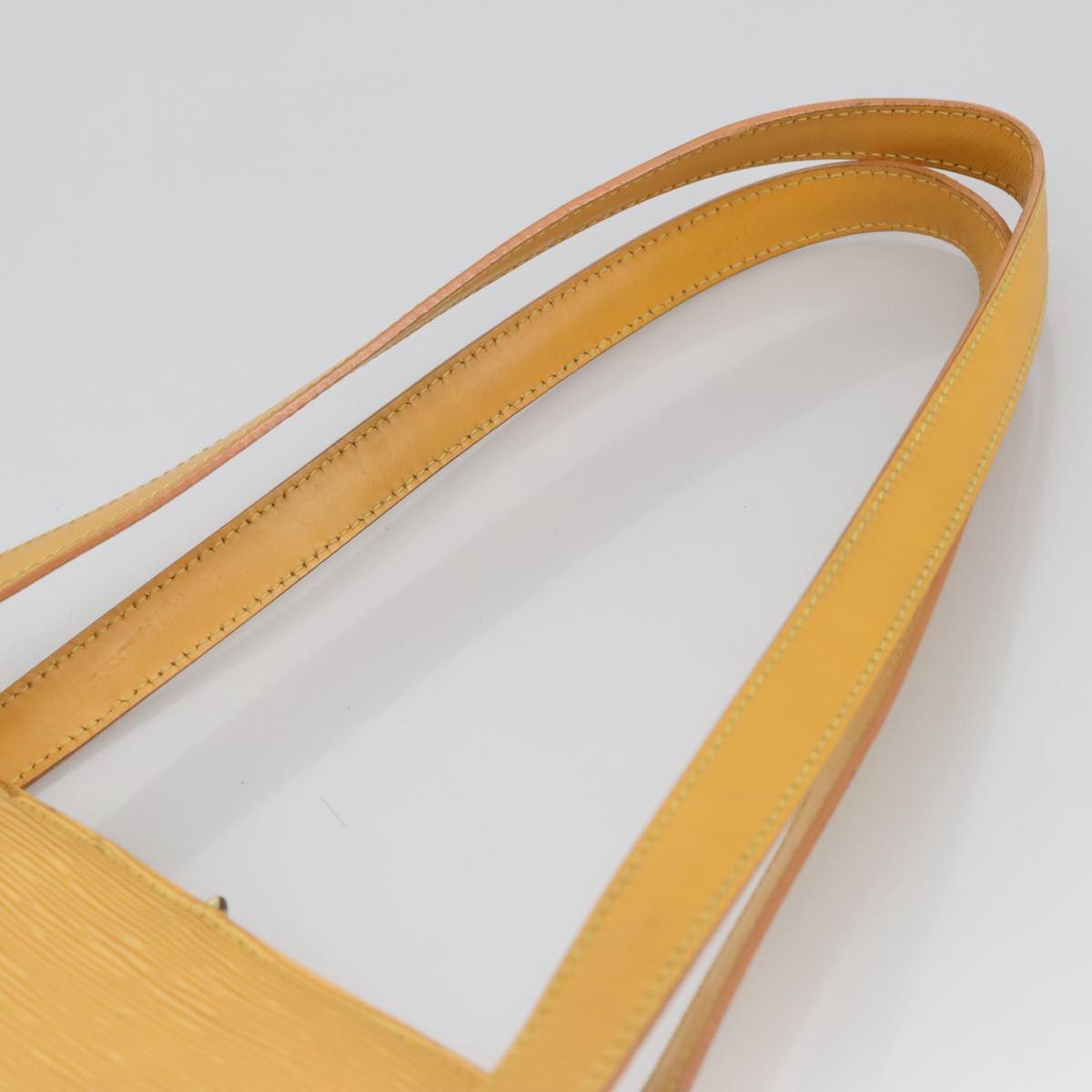 Louis Vuitton Lussac Yellow Leather Shoulder Bag