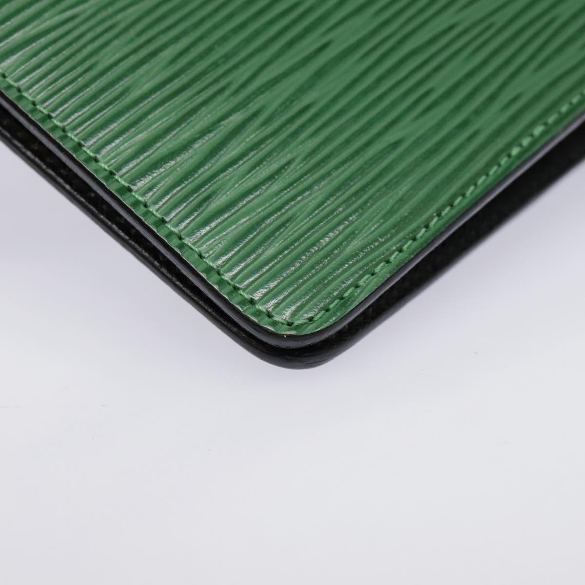 Louis Vuitton Agenda Green Leather Wallet