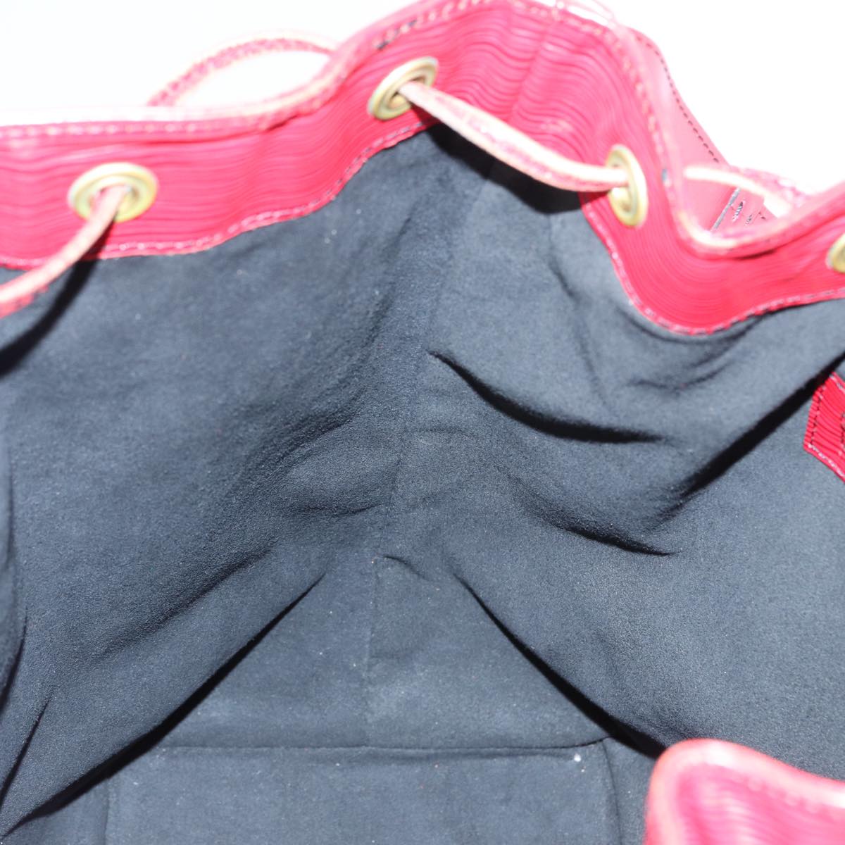 Louis Vuitton Noe Red Leather Shoulder Bag