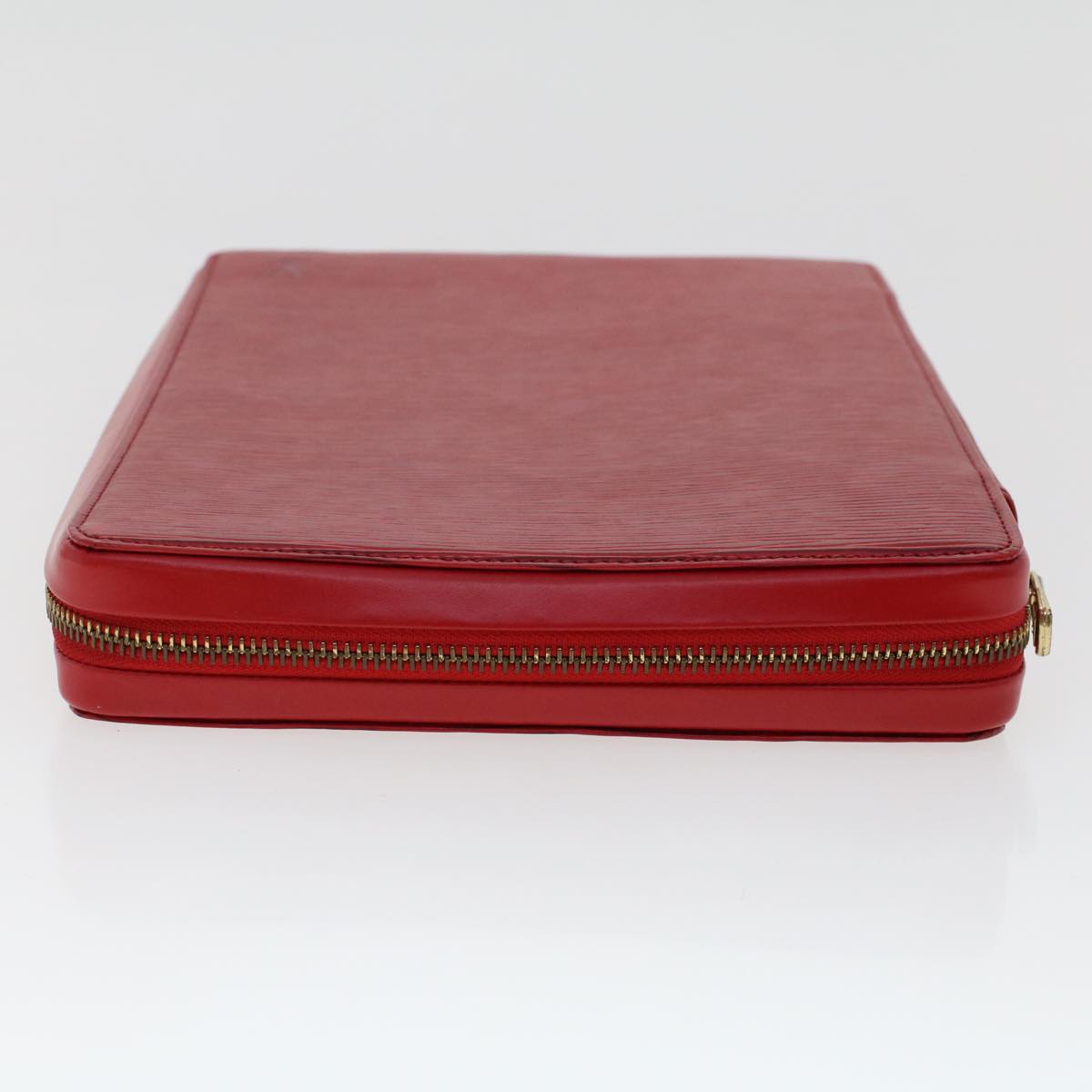 Louis Vuitton Pochette Red Leather Clutch Bag
