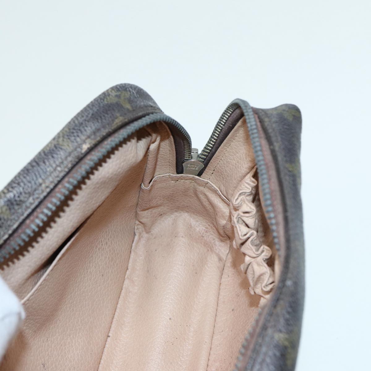Louis Vuitton Trousse De Toilette Brown Canvas Clutch Bag