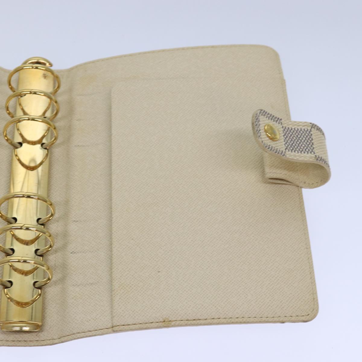Louis Vuitton Agenda Cover Beige Canvas Wallet