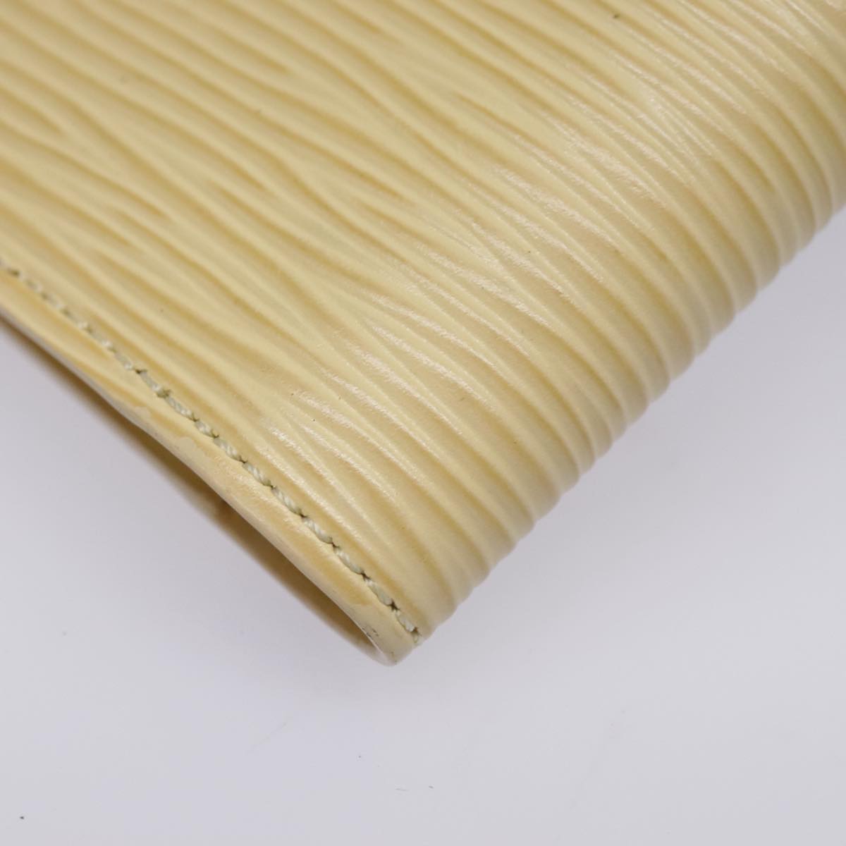 Louis Vuitton Agenda Cover Beige Leather Wallet
