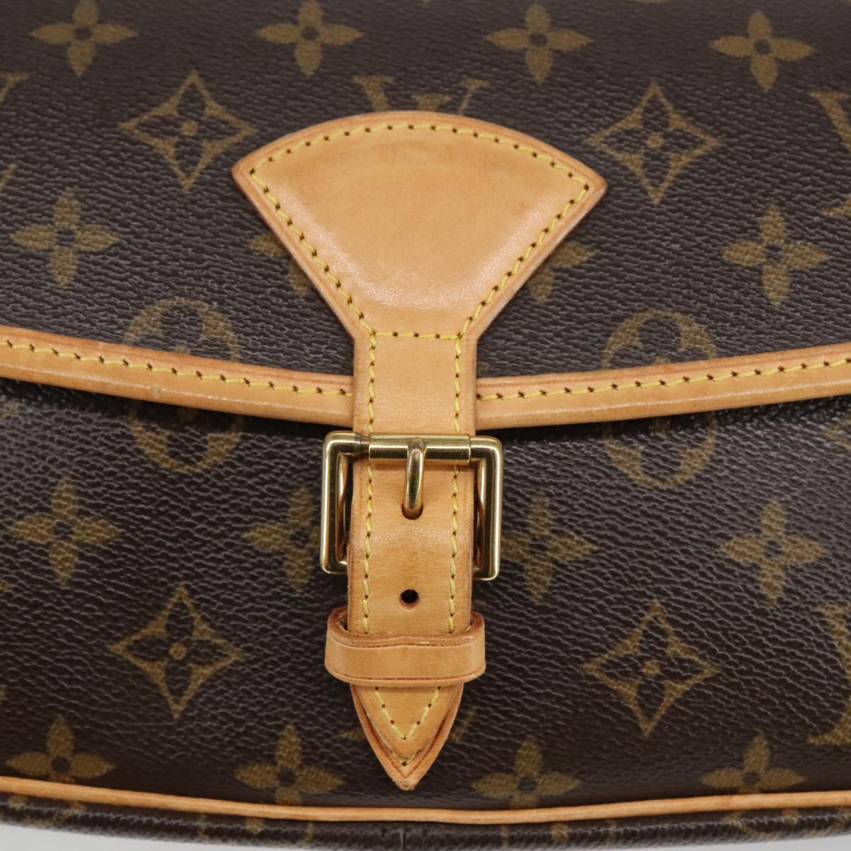 Louis Vuitton Sologne Brown Canvas Shoulder Bag