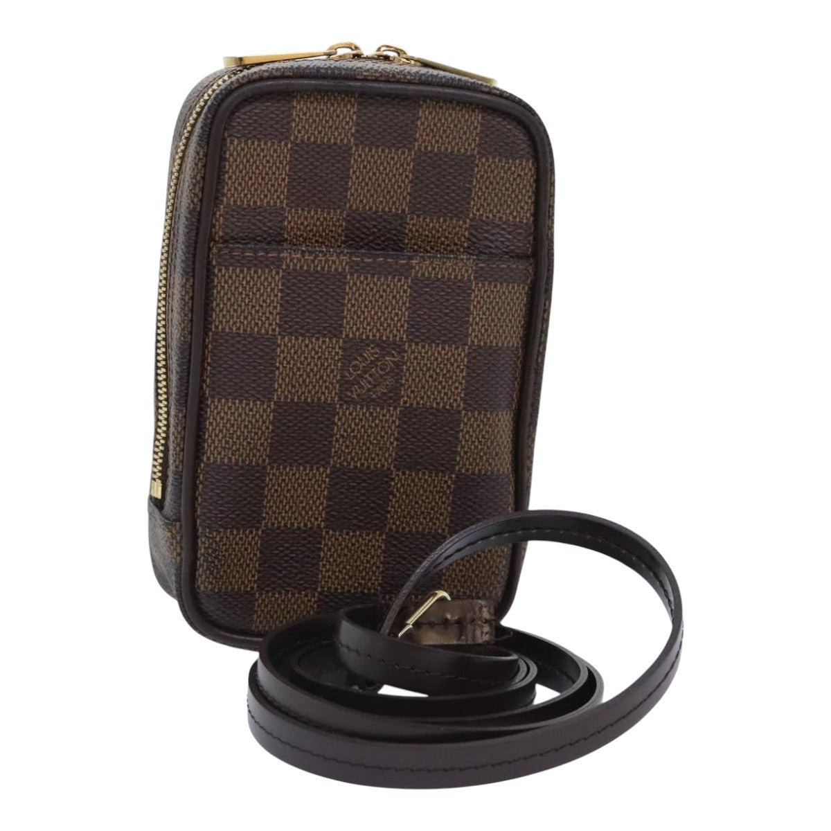 Louis Vuitton Okapi Brown Canvas Clutch Bag
