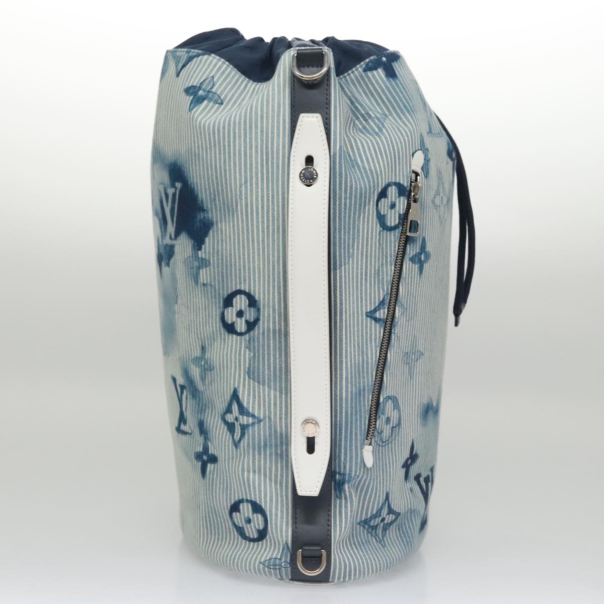 Louis Vuitton Marin Blue Canvas Shoulder Bag