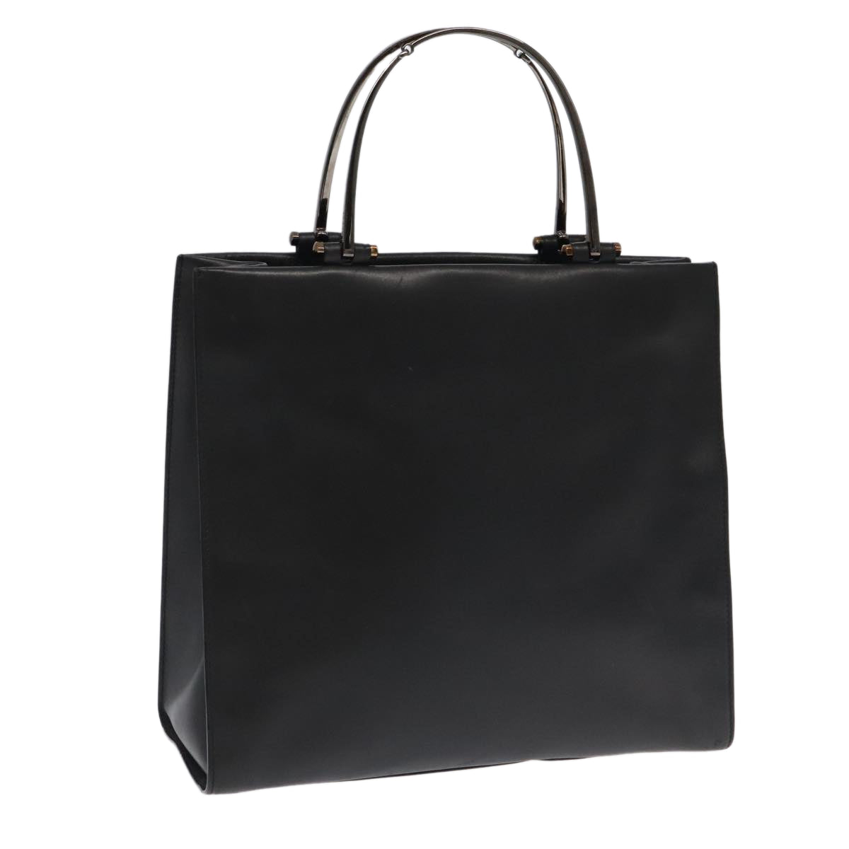 Gucci Black Leather Tote Bag