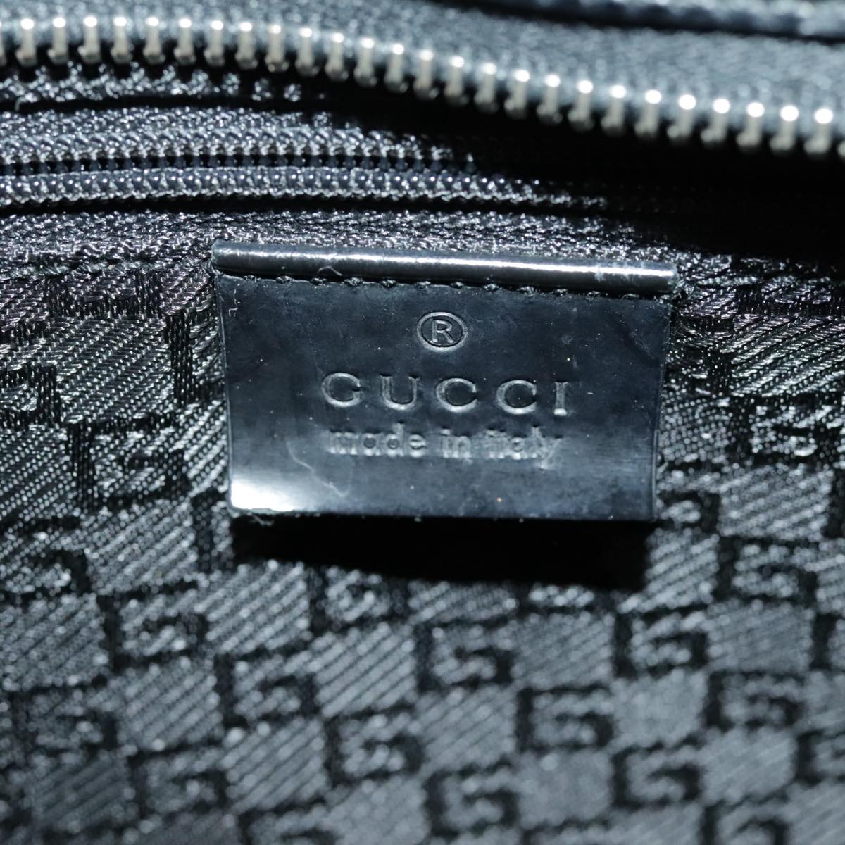 Gucci Black Patent Leather Tote Bag
