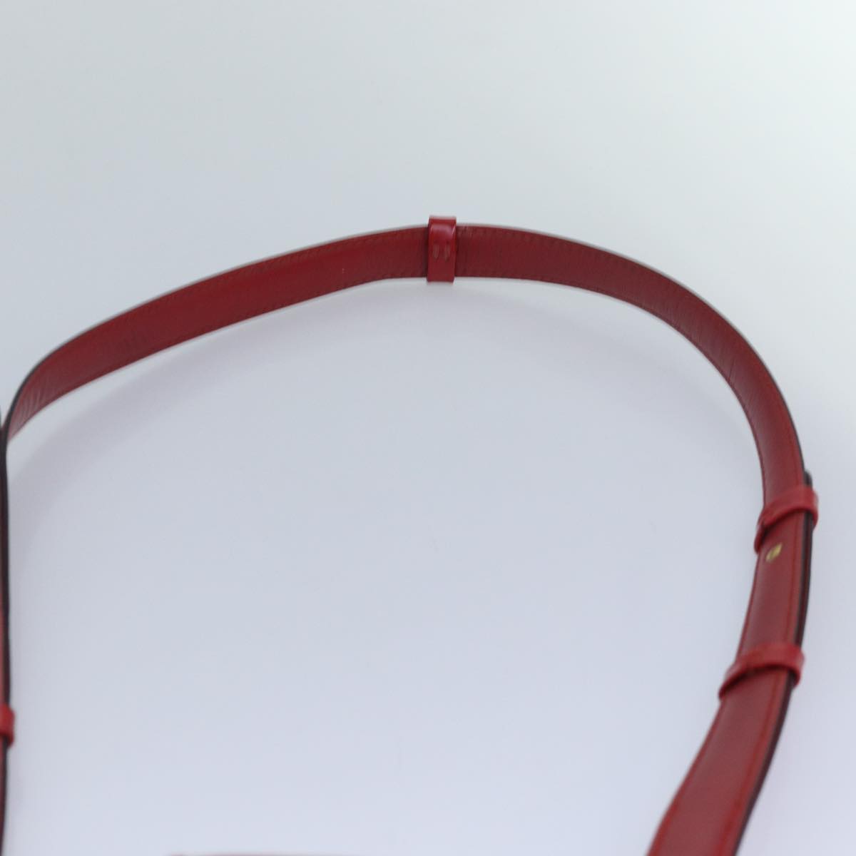 Louis Vuitton Cluny Red Leather Shoulder Bag