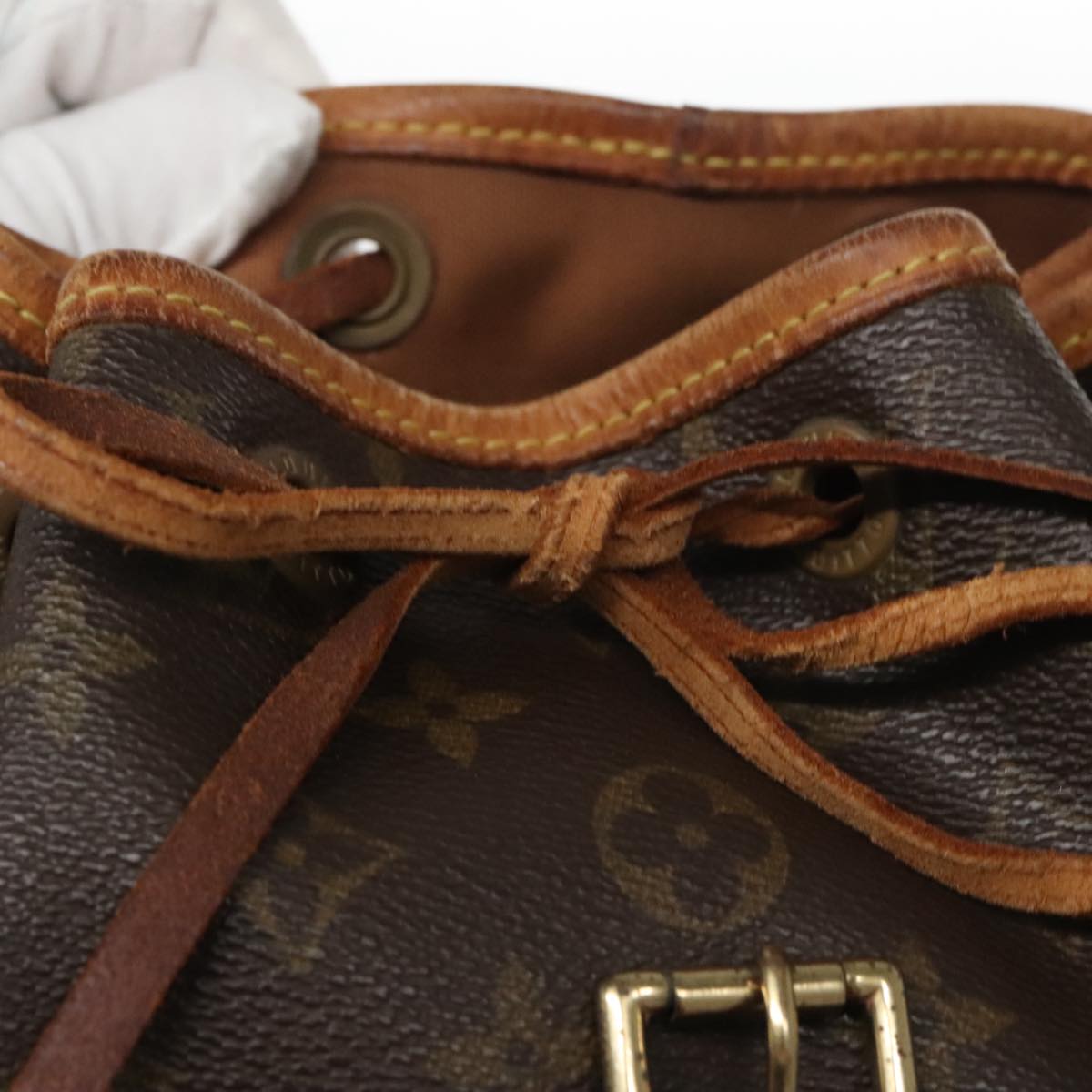 Louis Vuitton Montsouris Mm Brown Canvas Backpack Bag