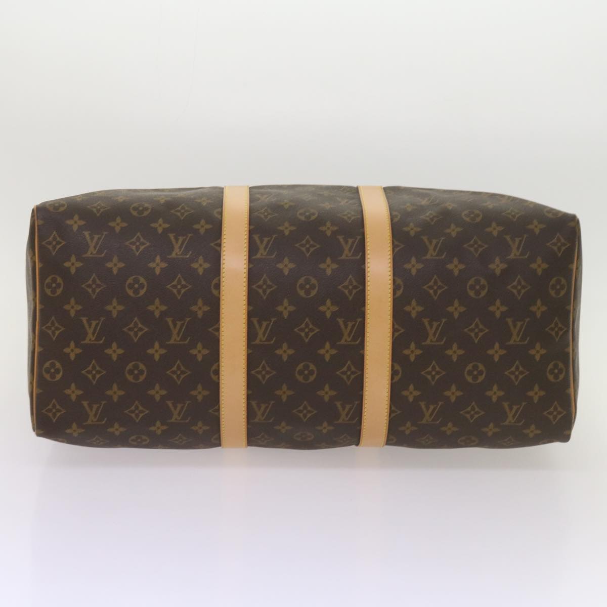 Louis Vuitton Keepall 50 Brown Canvas Travel Bag