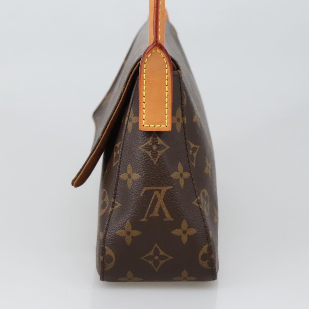 Louis Vuitton Mini Looping Brown Canvas Shoulder Bag