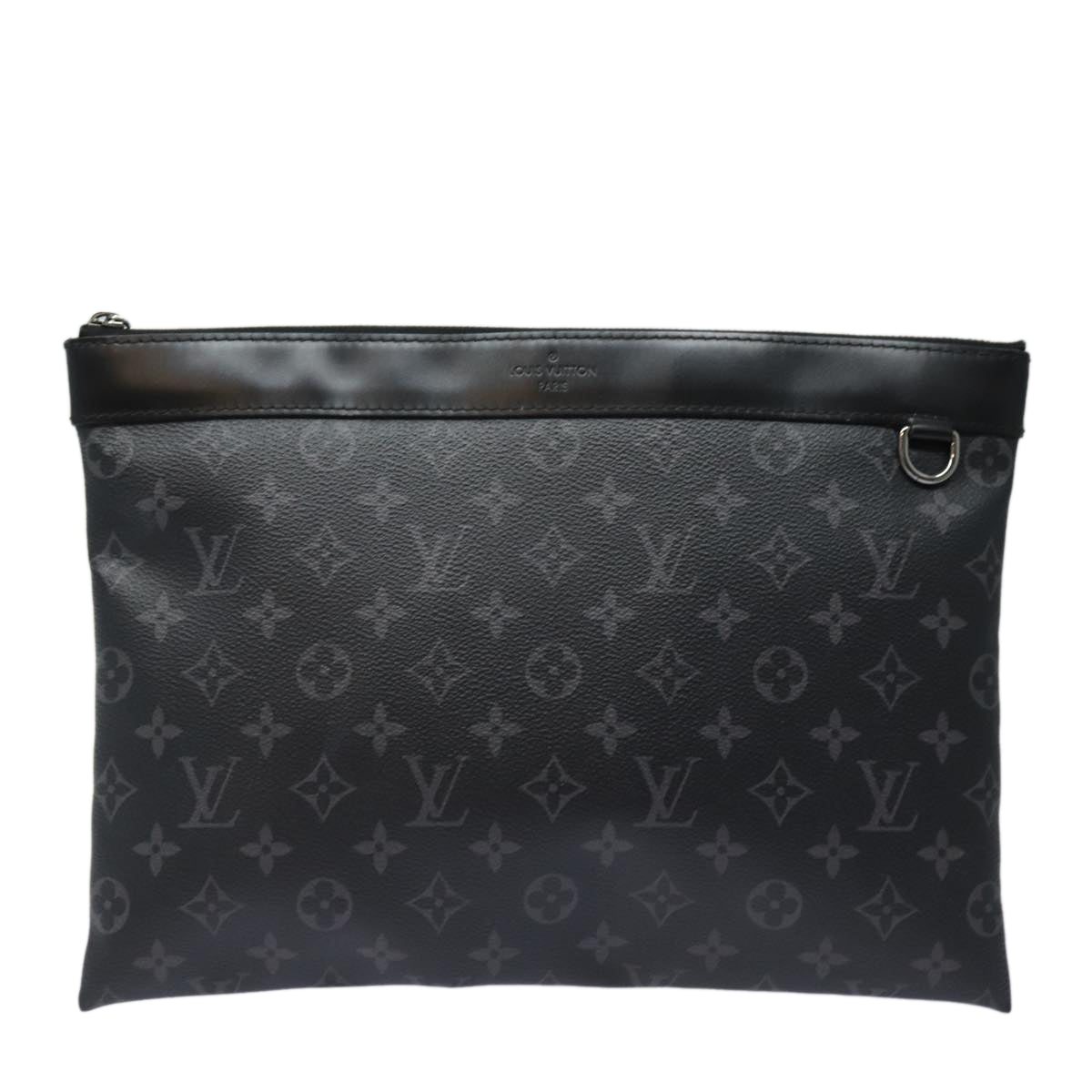 Louis Vuitton Discovery Black Canvas Clutch Bag