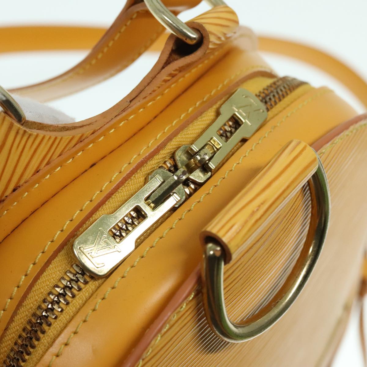 Louis Vuitton Mabillon Yellow Leather Backpack Bag
