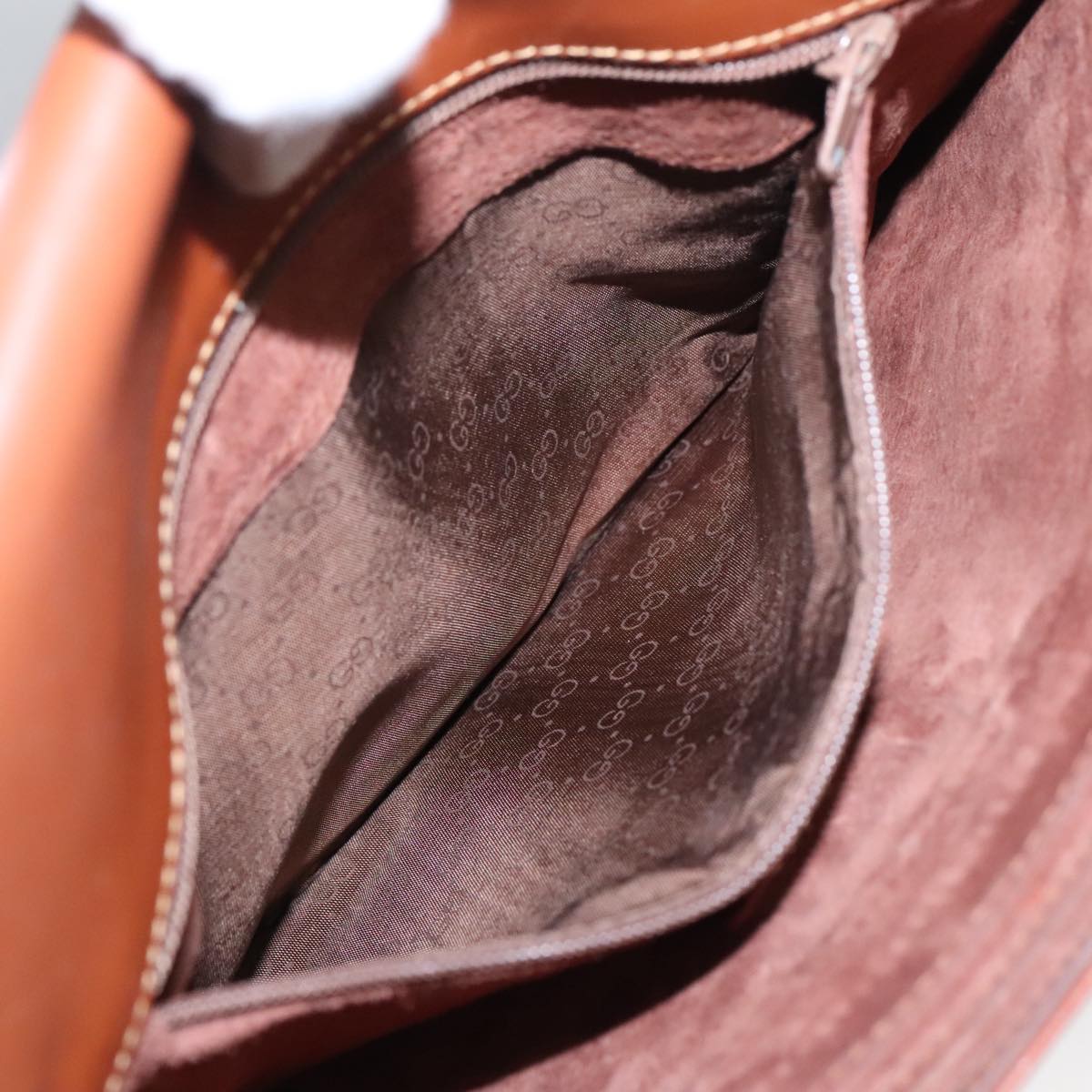 Gucci Sherry Brown Leather Shoulder Bag