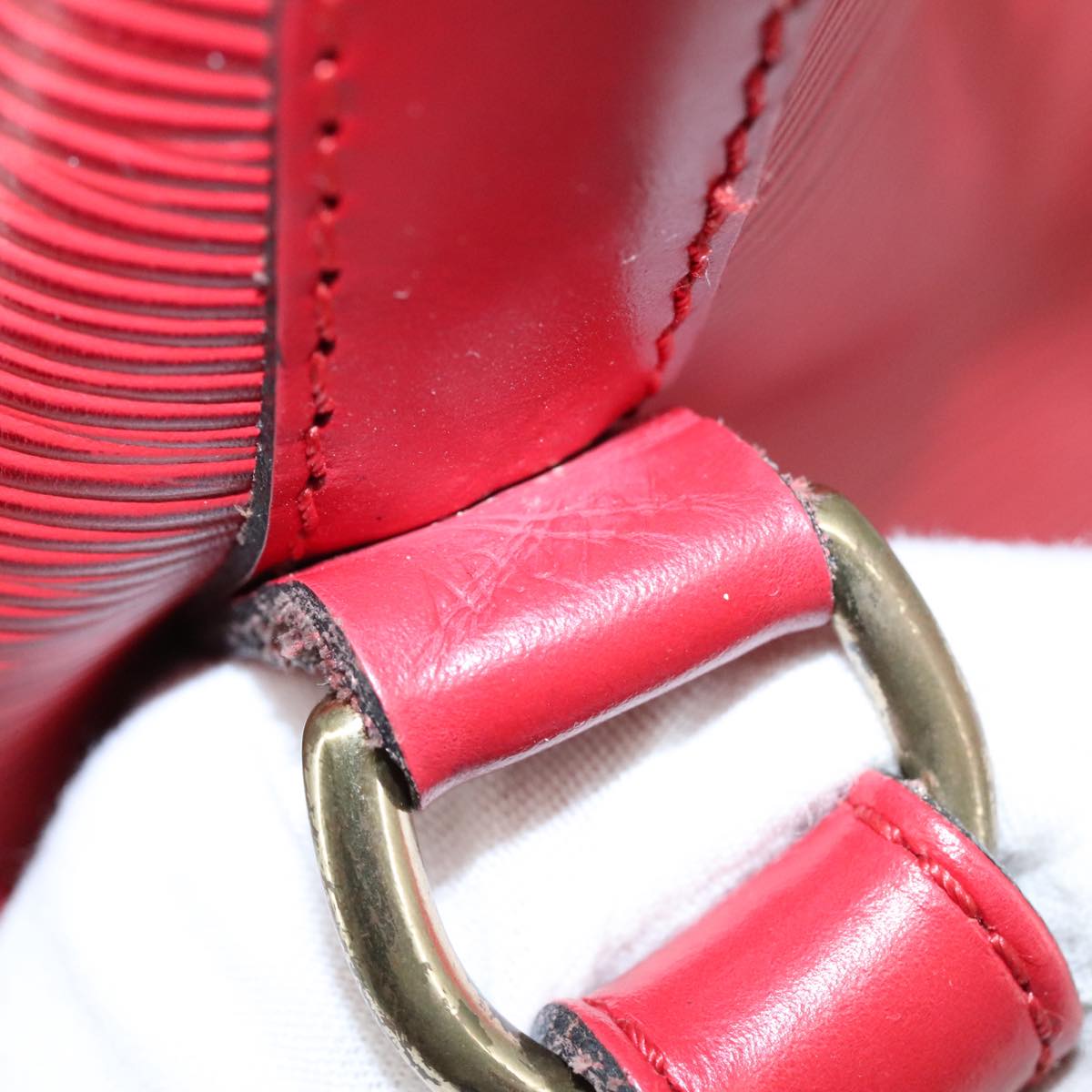 Louis Vuitton Noé Pm Red Leather Shoulder Bag
