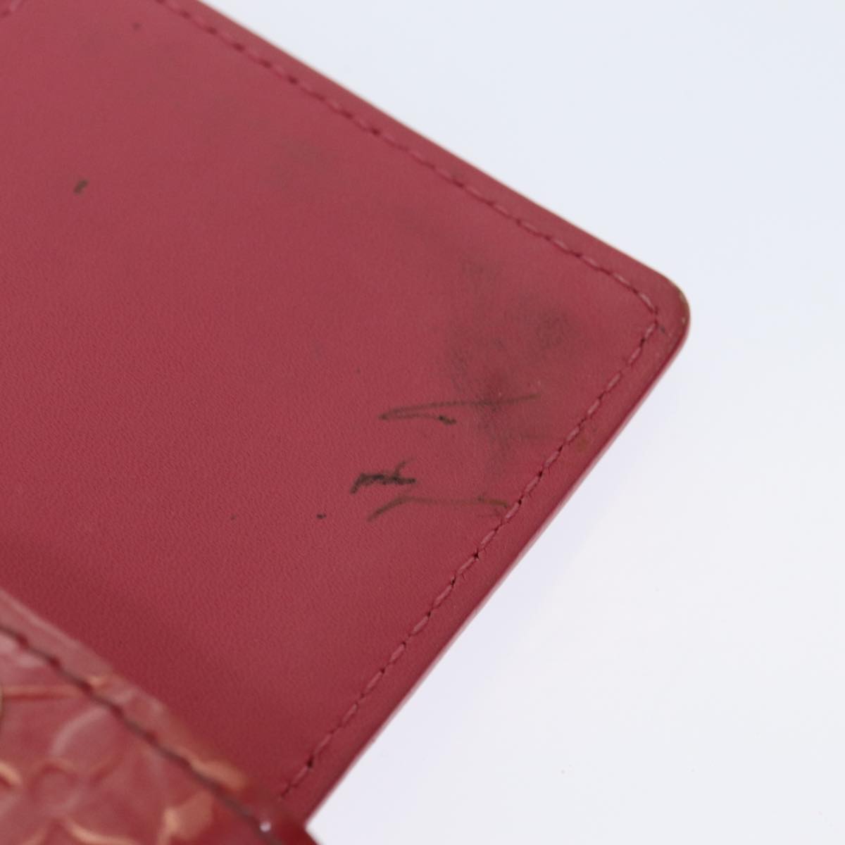 Louis Vuitton Agenda Pm Purple Patent Leather Wallet