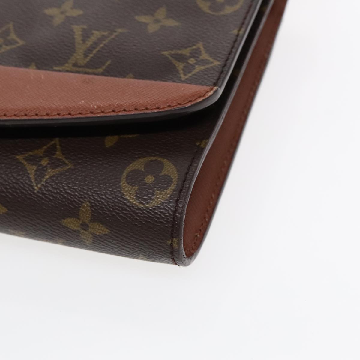 Louis Vuitton Bordeaux Brown Canvas Shoulder Bag