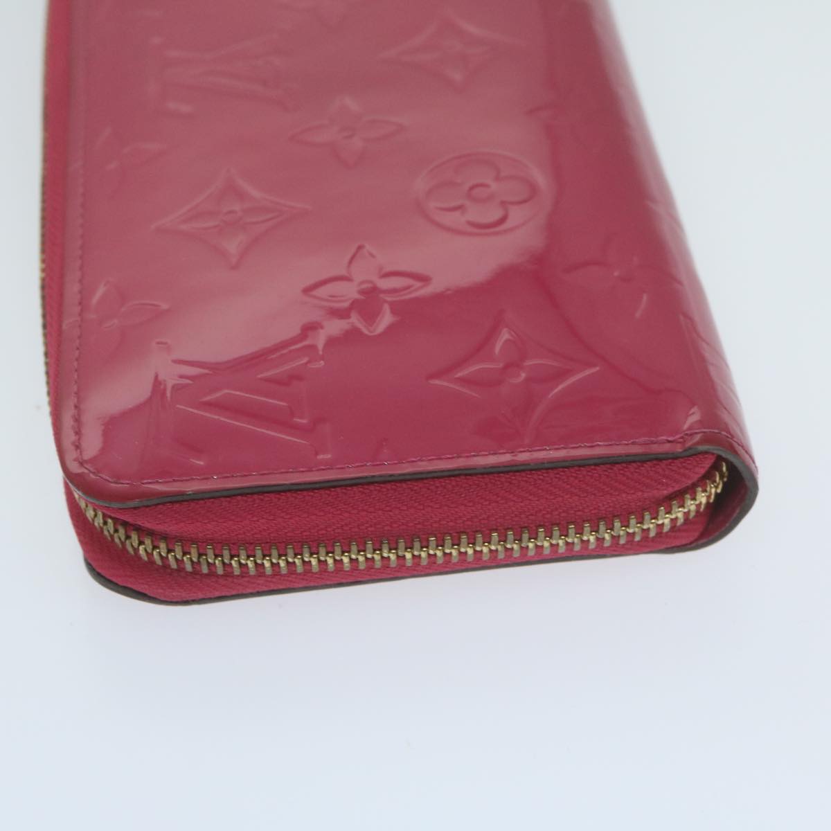 Louis Vuitton Zippy Wallet Pink Patent Leather Wallet