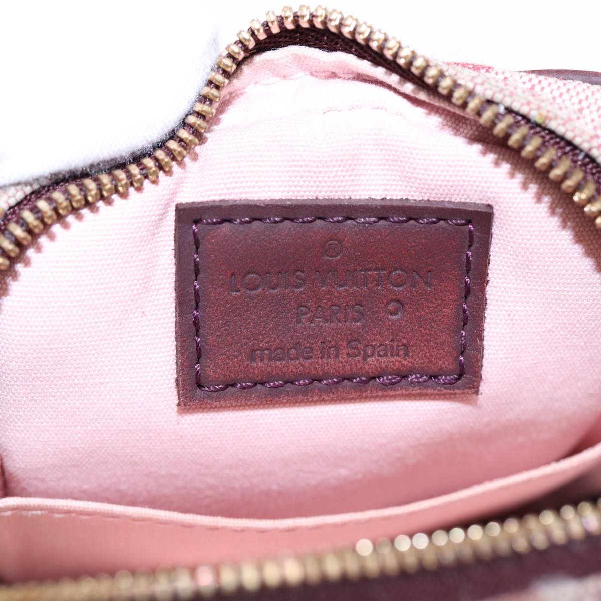 Louis Vuitton Usu Pink Canvas Clutch Bag
