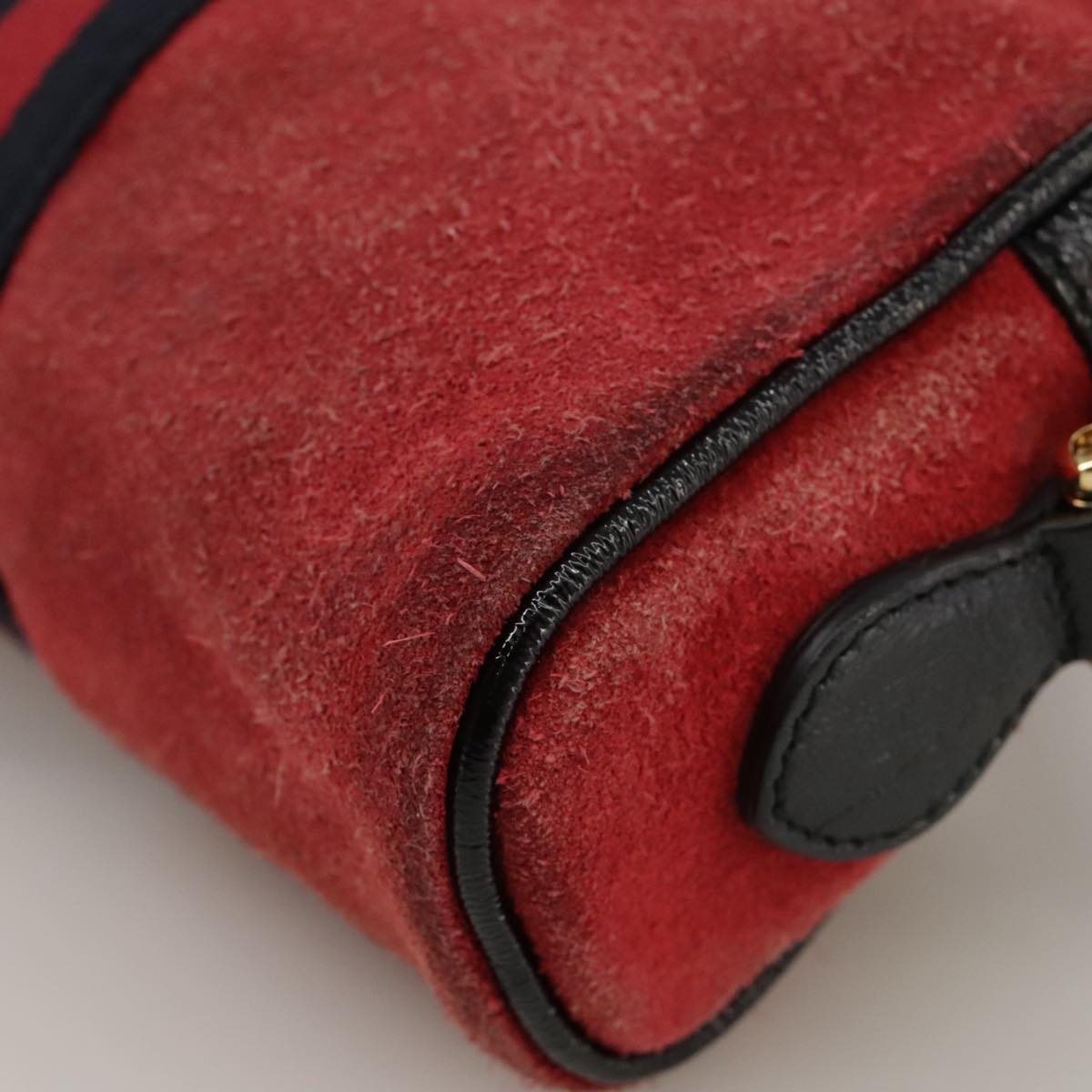 Gucci Ophidia Red Suede Shoulder Bag