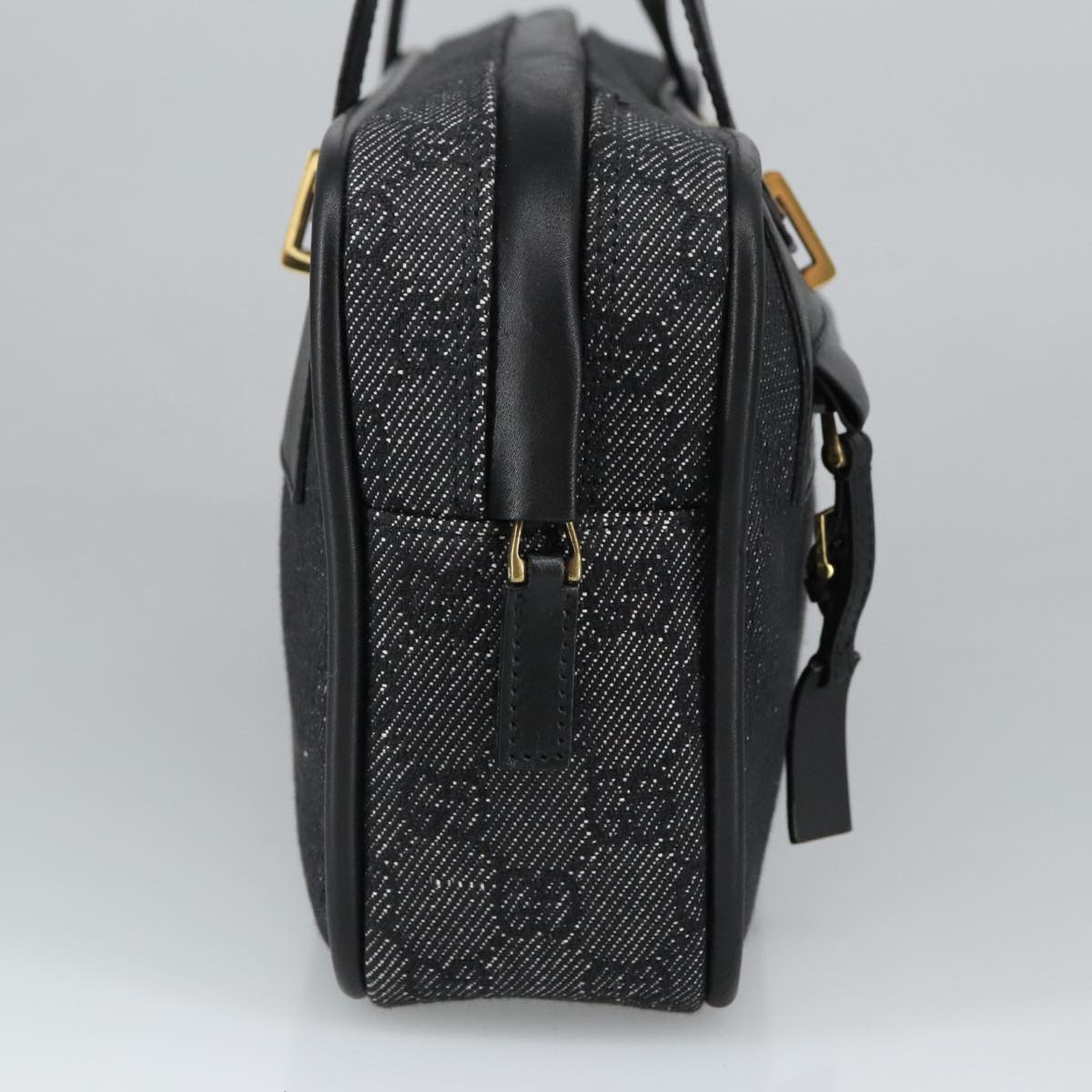 Gucci Gg Canvas Black Canvas Shoulder Bag