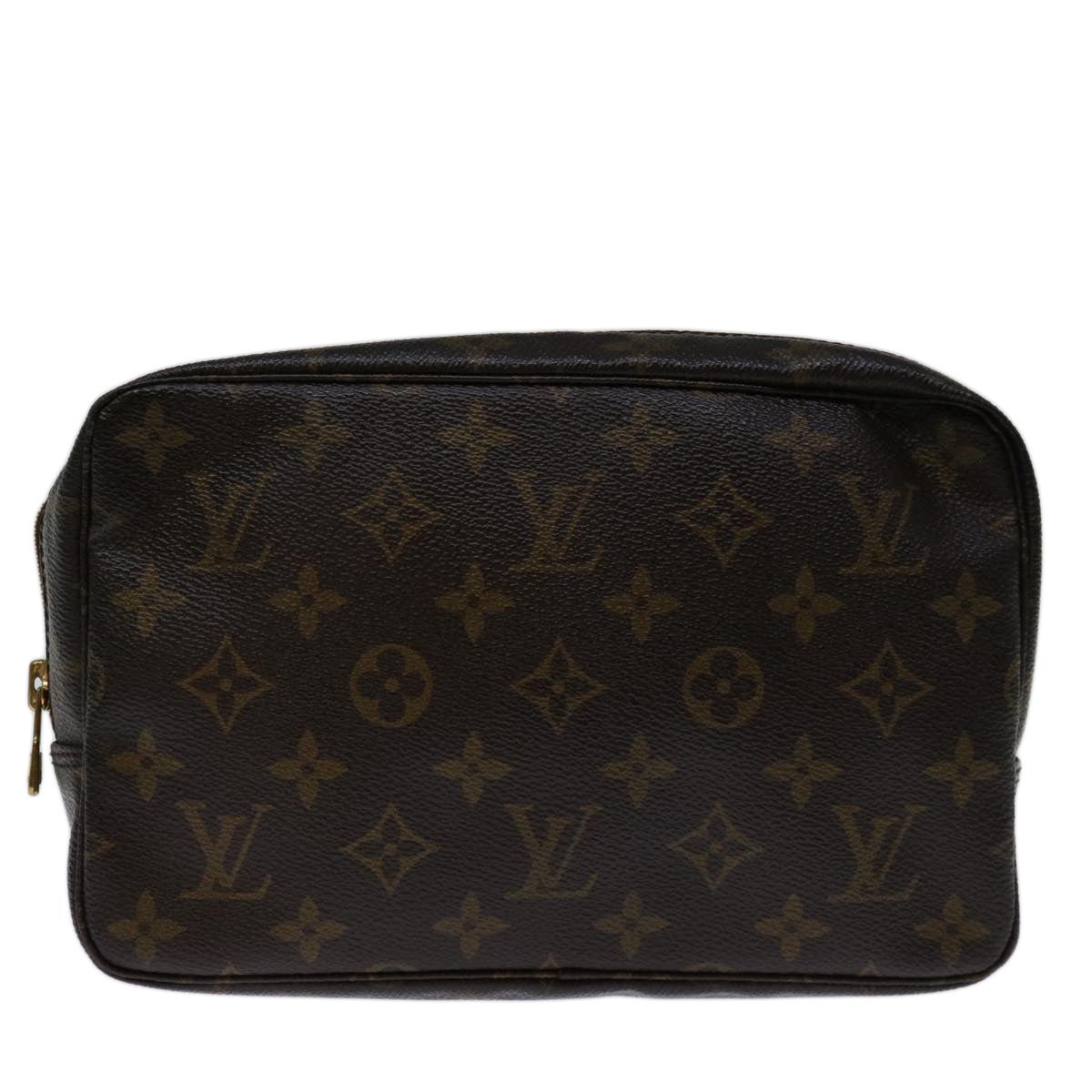 Louis Vuitton Trousse De Toilette Brown Canvas Clutch Bag