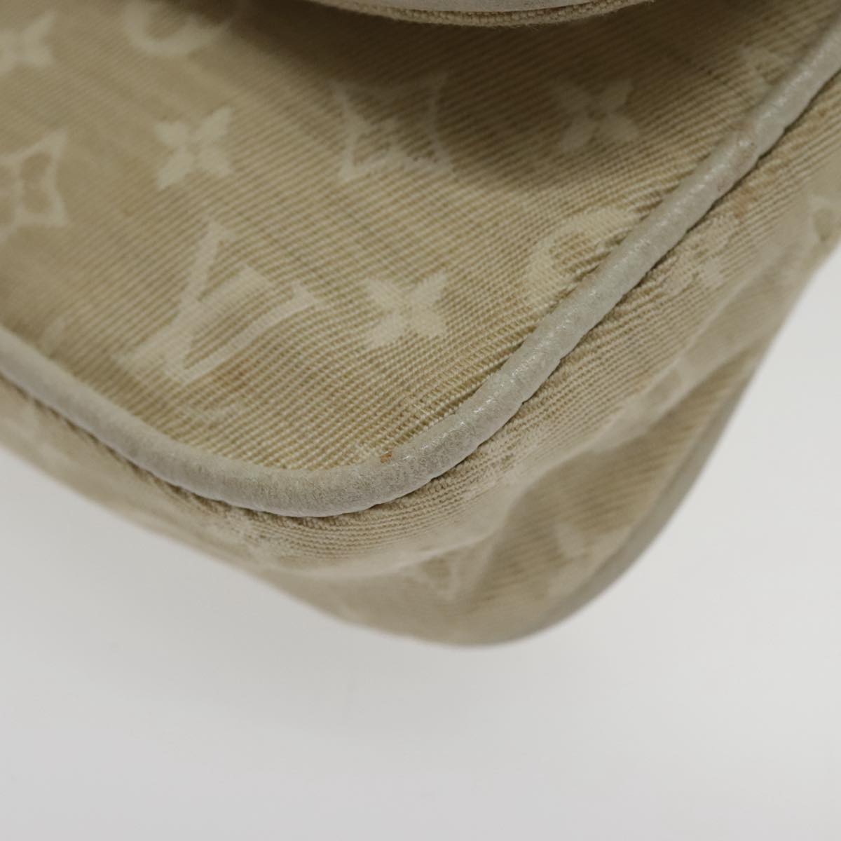 Louis Vuitton Mini Lin Beige Canvas Shoulder Bag
