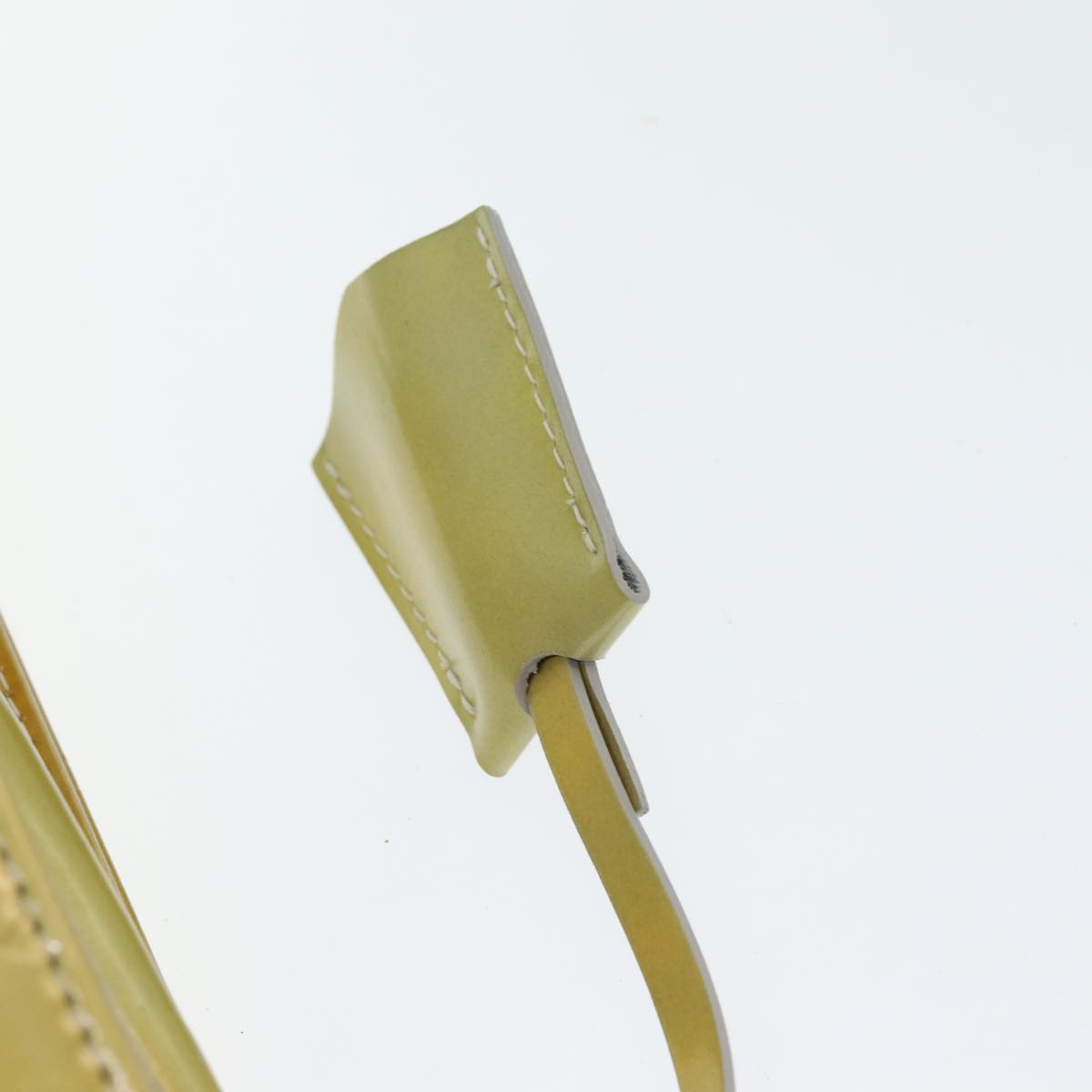 Louis Vuitton Spring Street Khaki Patent Leather Handbag
