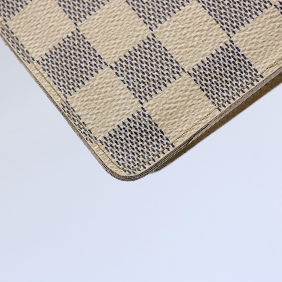 Louis Vuitton Agenda Mm White Canvas Wallet
