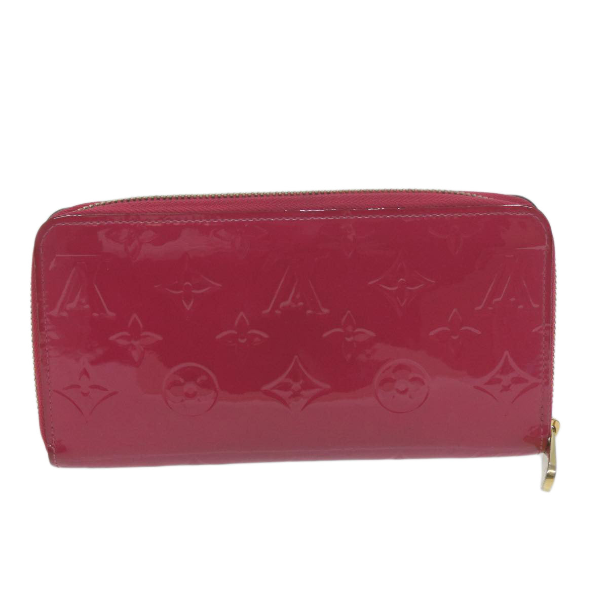 Louis Vuitton Zippy Wallet Pink Patent Leather Wallet