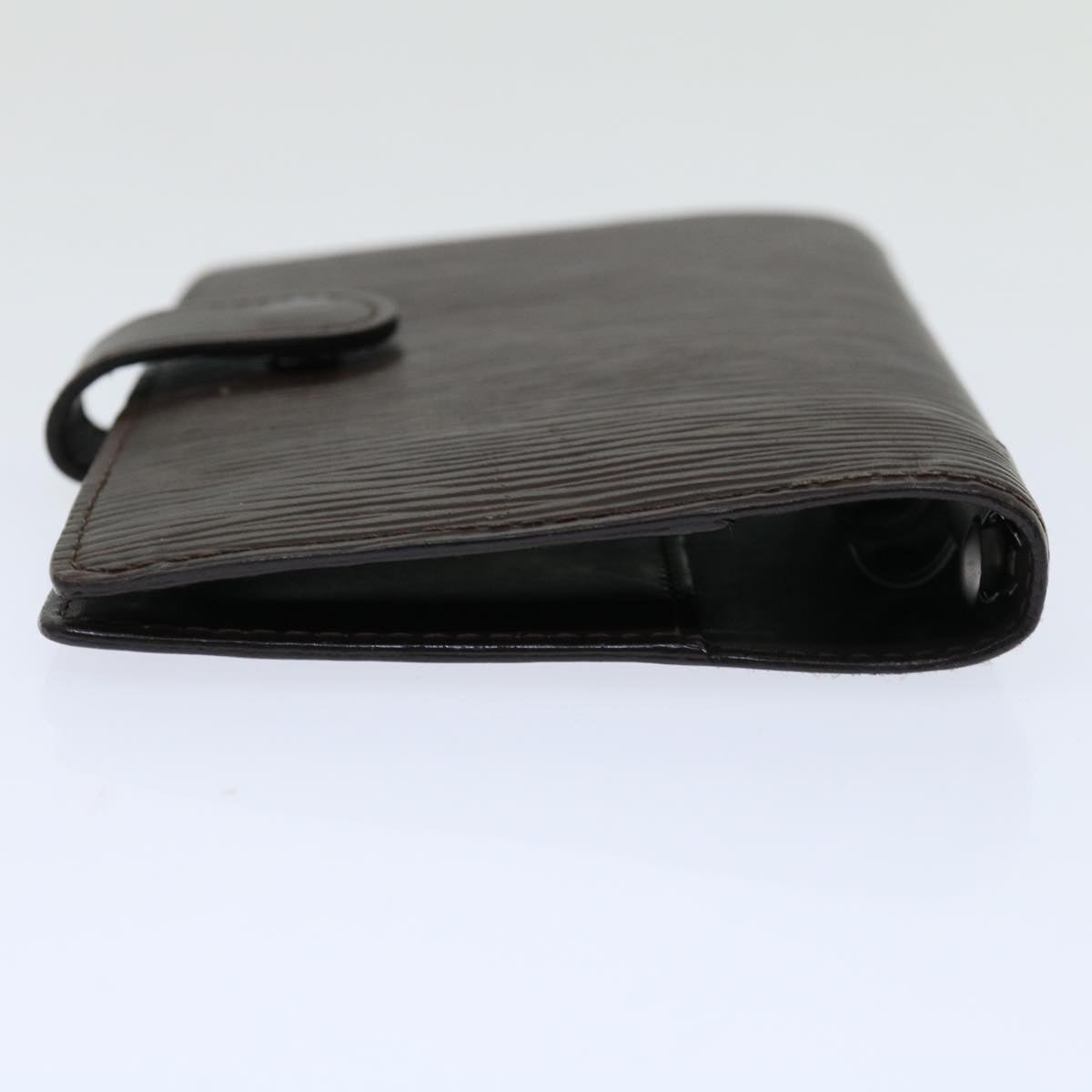 Louis Vuitton Agenda Cover Black Leather Wallet
