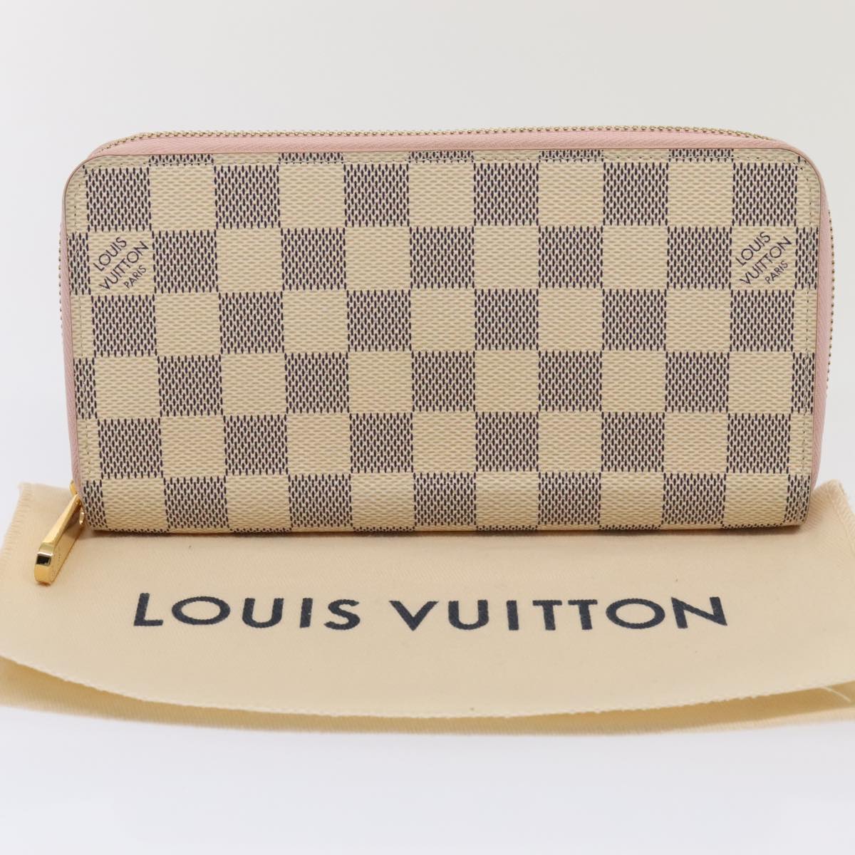 Louis Vuitton Zippy Wallet White Canvas Wallet