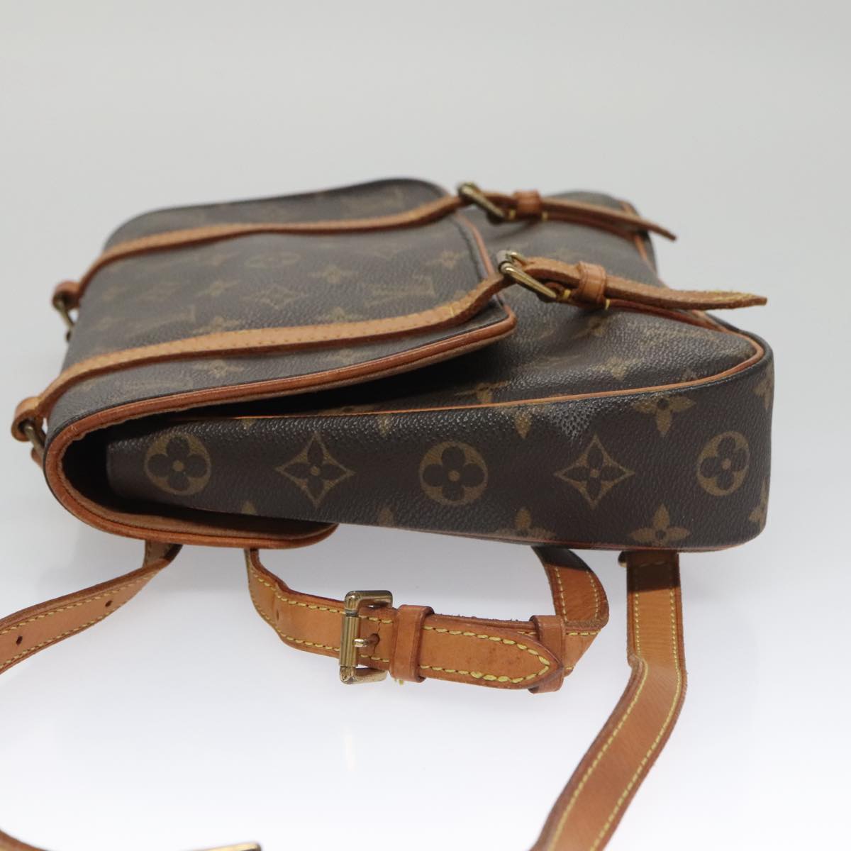 Louis Vuitton Marelle Brown Canvas Backpack Bag