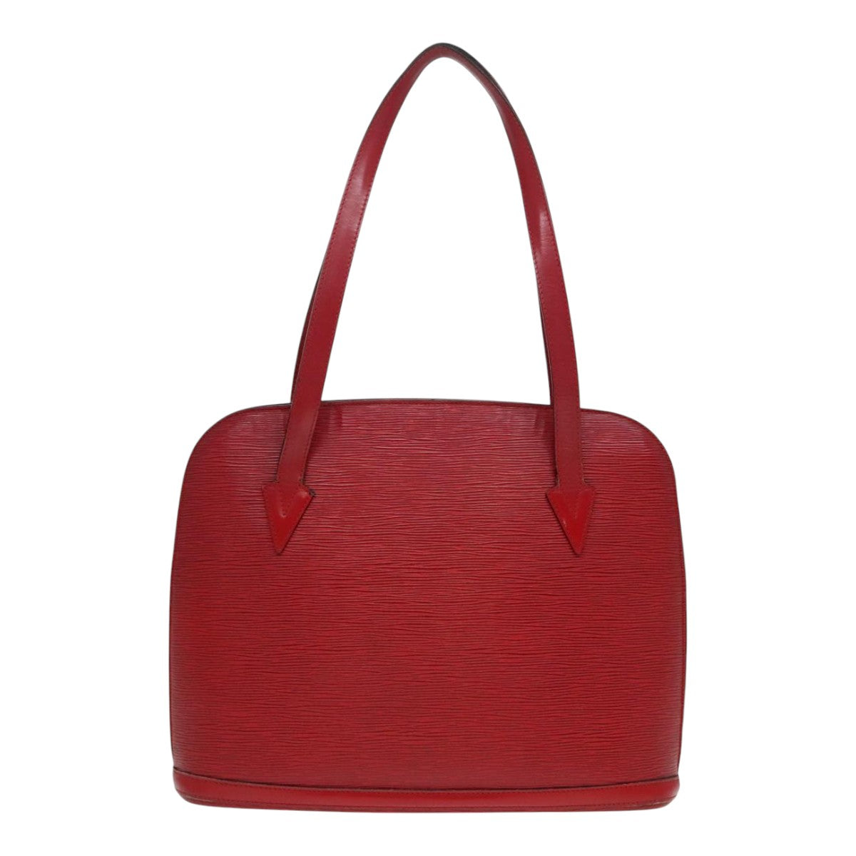 Louis Vuitton Lussac Red Leather Shoulder Bag